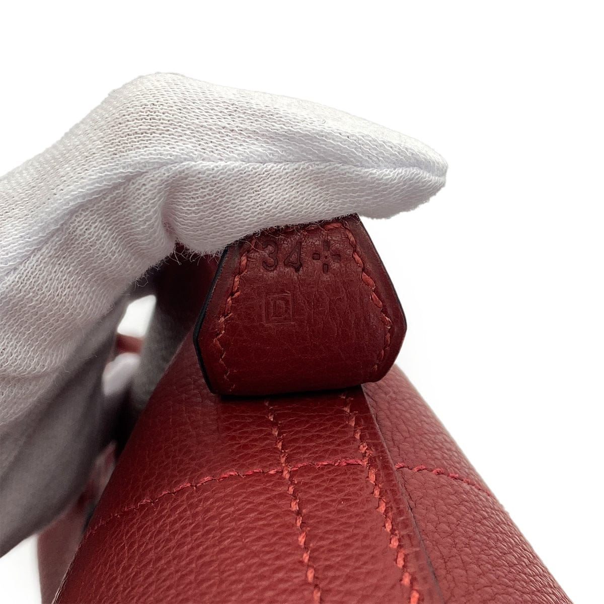 Luxury Promise Japan HERMES BOLIDE 35 ROUGE H FJORD HAND SHOULDER BAG □D GHW 90294969