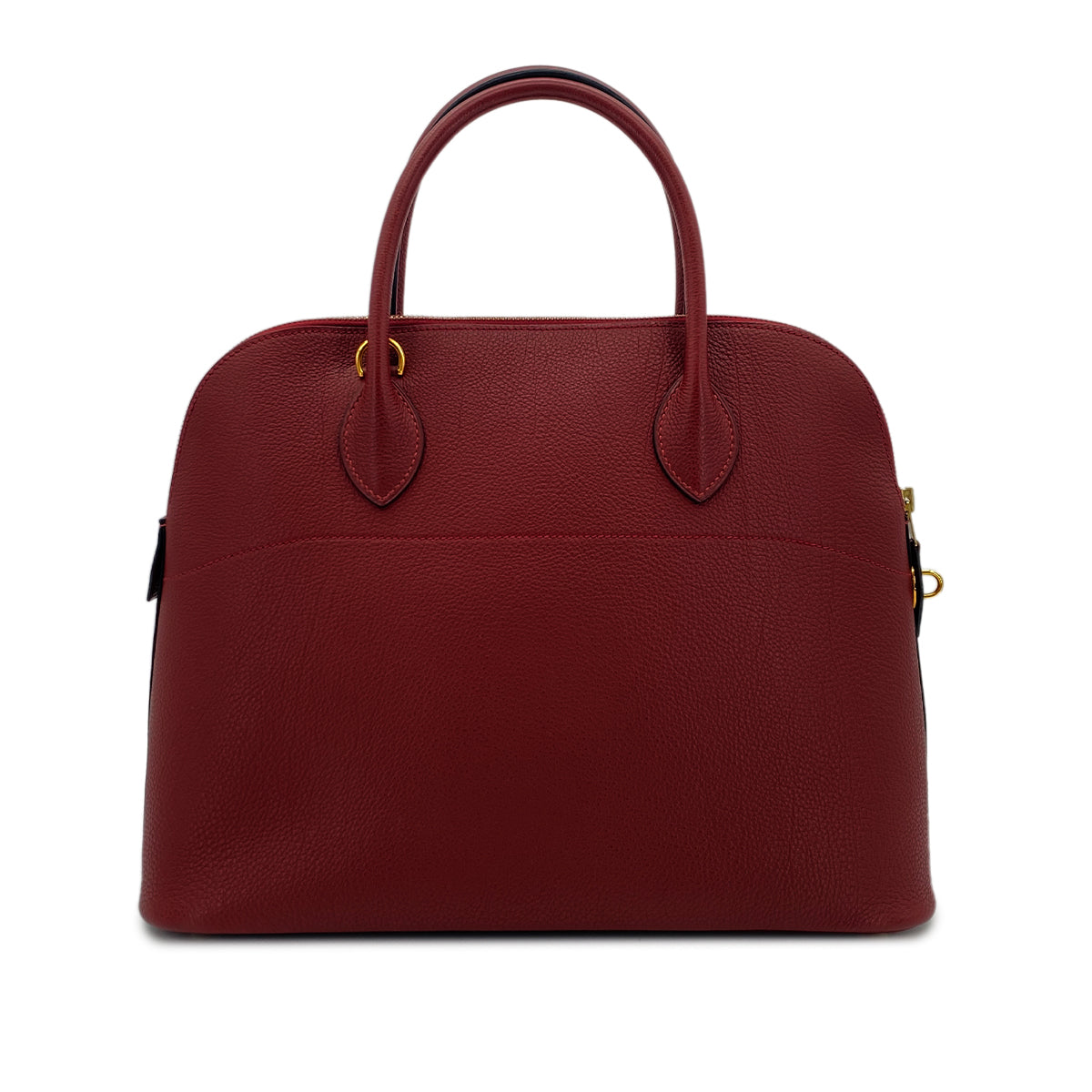 Luxury Promise Japan HERMES BOLIDE 35 ROUGE H FJORD HAND SHOULDER BAG □D GHW 90294969