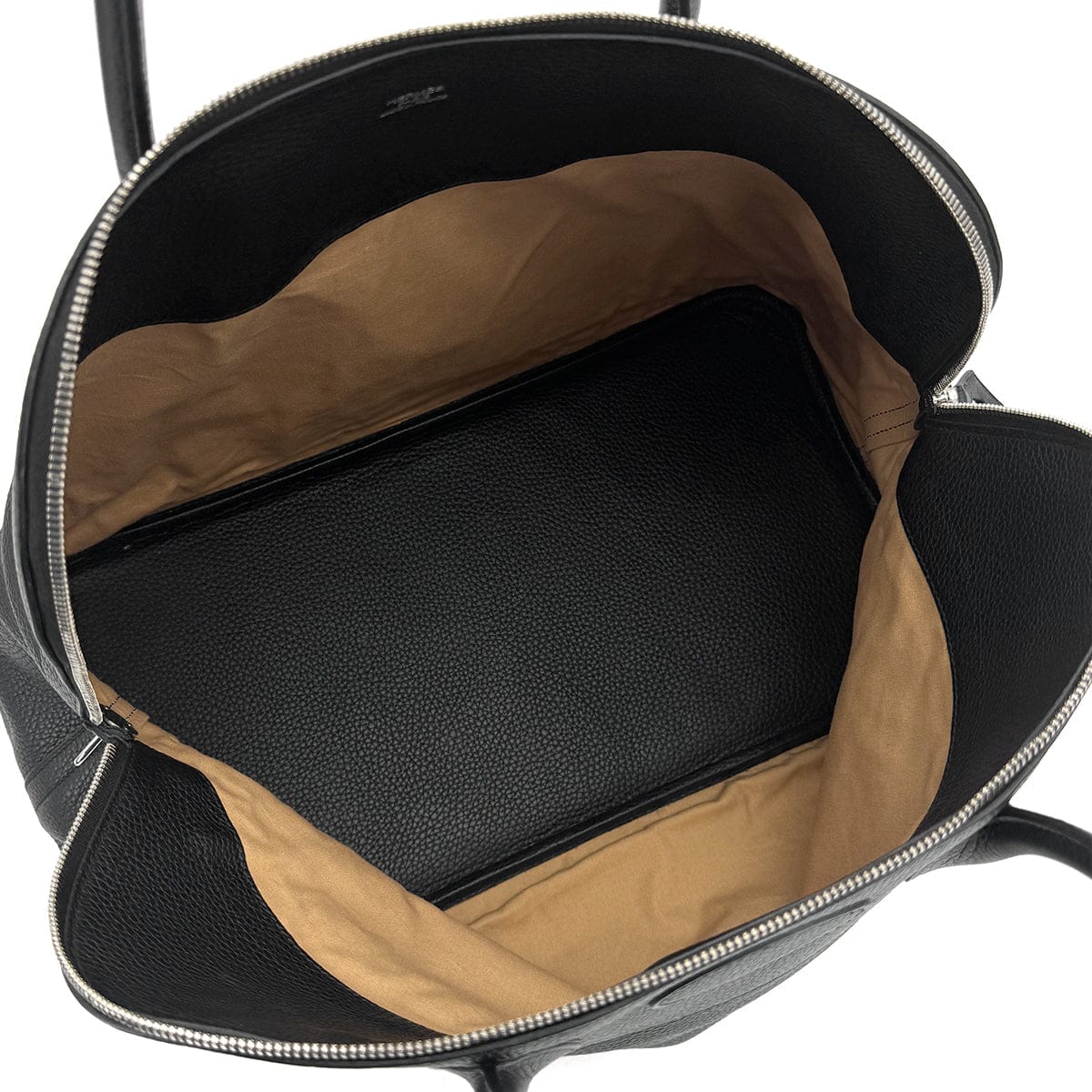 Luxury Promise Japan HERMES BOLIDE 45 BLACK TAURILLON CLEMENCE HAND BAG 2006 SQUARE J PALLADIUM HARDWARE 90318516