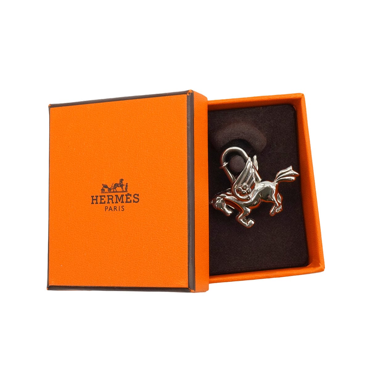 Luxury Promise Japan HERMES CADENA CHARM LE CHEVAL 1993 SILVER ACCESSORY 90341162