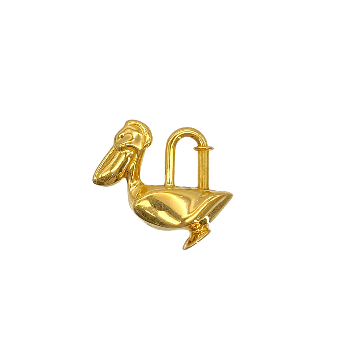 Luxury Promise Japan HERMES CADENA CHARM PELICAN 1992 DE LA MER GOLD ACCESSORY 90281532