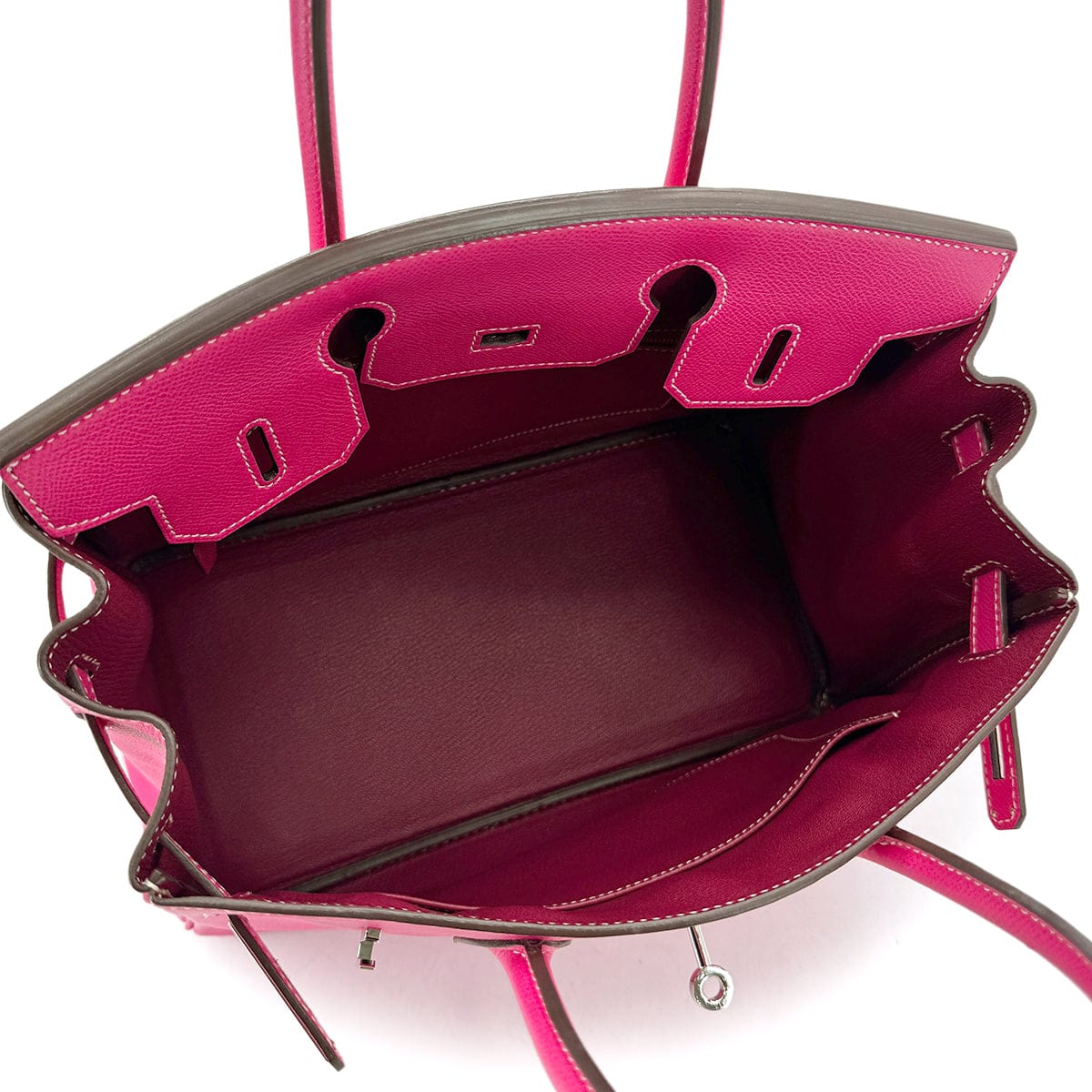 Luxury Promise Japan HERMES CANDY BIRKIN 30 ROSE TYRIEN RUBIS VEAU EPSOM HAND BAG □O SHW 90292988