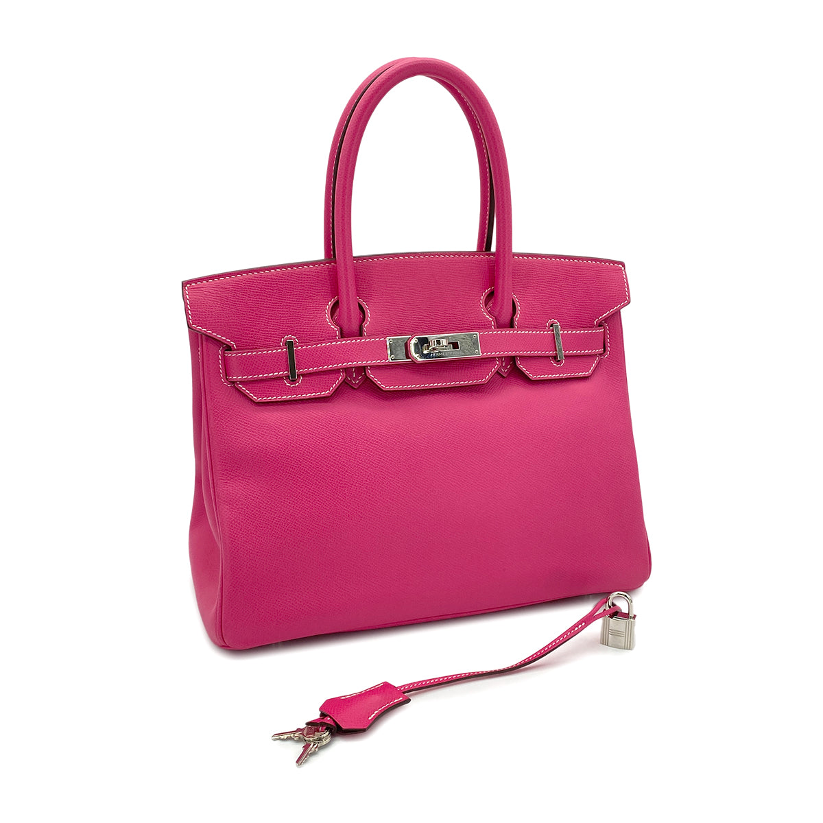 Luxury Promise Japan HERMES CANDY BIRKIN 30 ROSE TYRIEN TOSCA VEAU EPSOM HAND BAG □O SHW 90278496
