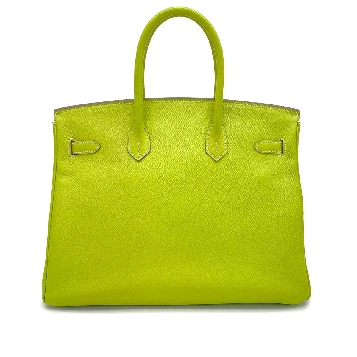 HERMES CANDY BIRKIN 35 KIWI LICHEN VEAU EPSOM HAND BAG 2011 SQUARE O PALLADIUM HARDWARE 90327981