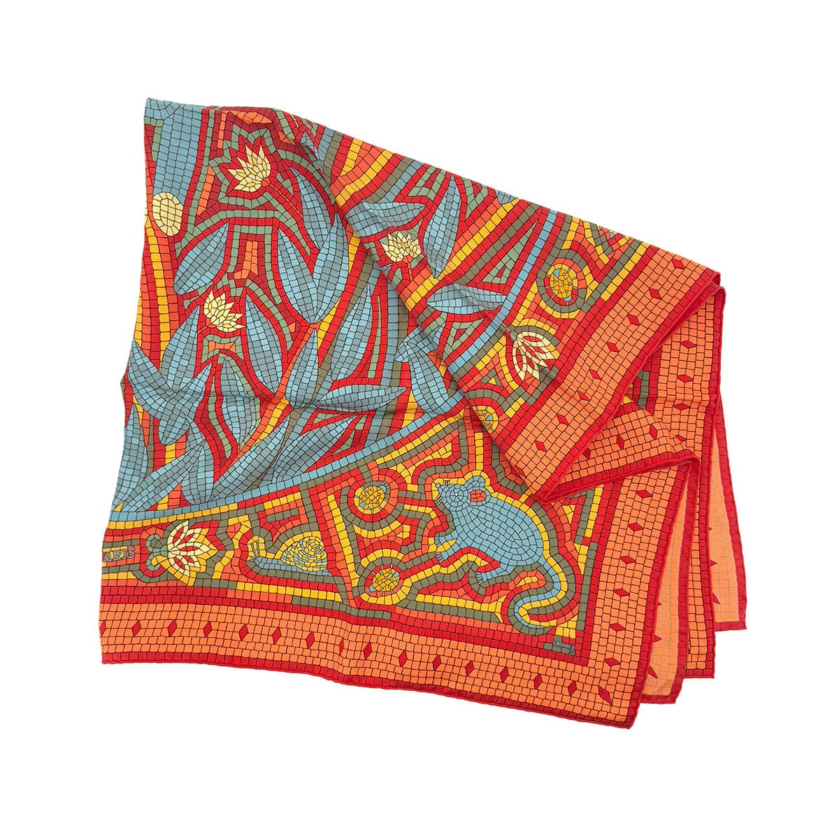 Luxury Promise Japan HERMES CARRE 90 CAVE FELEM SCARF SILK MULTICOLOR 90276340