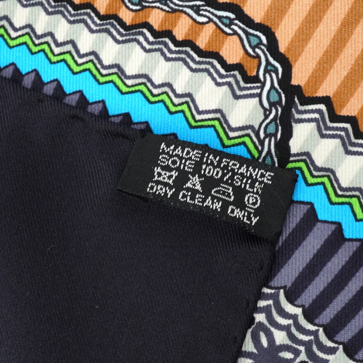 Luxury Promise Japan HERMES CARRE 90 SCARF CENT PLIS DES MIAO BLACK SILK 90345078