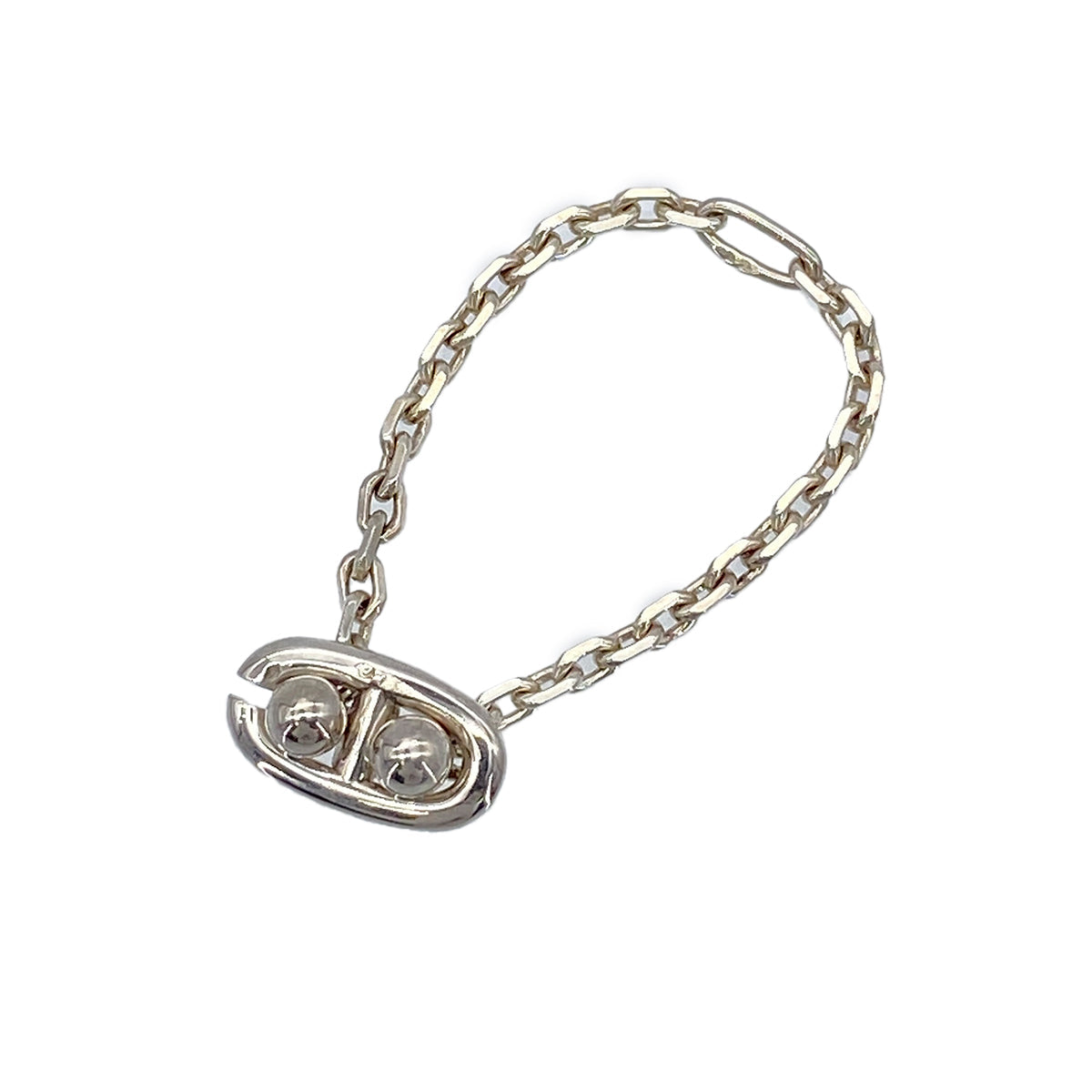 Luxury Promise Japan HERMES CHAINE D'ANCRE BAG CHARM SILVER ACCESSORY 90276700
