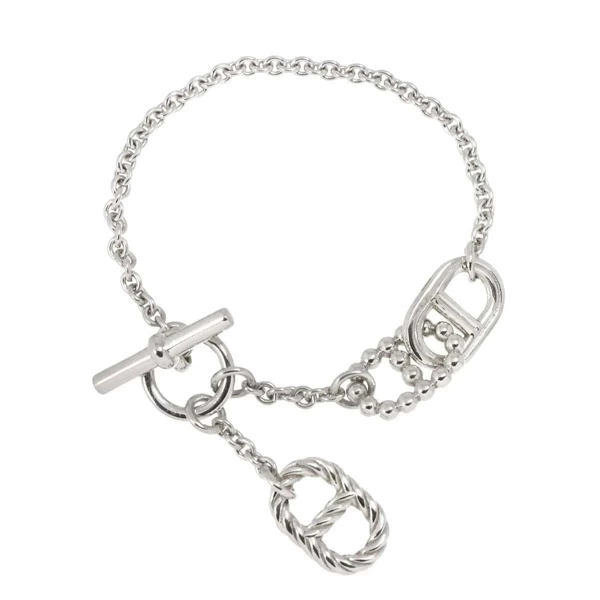 Luxury Promise Japan HERMES Chaine dancre SH Bracelet Silver 925 90276978