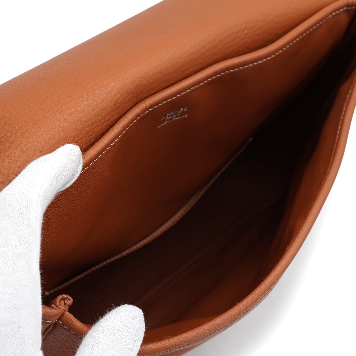Luxury Promise Japan HERMES CHRISTINE NOISETTE TAURILLON CLEMENCE SHOULDER BAG 1996 CIRCLE Z 90327301