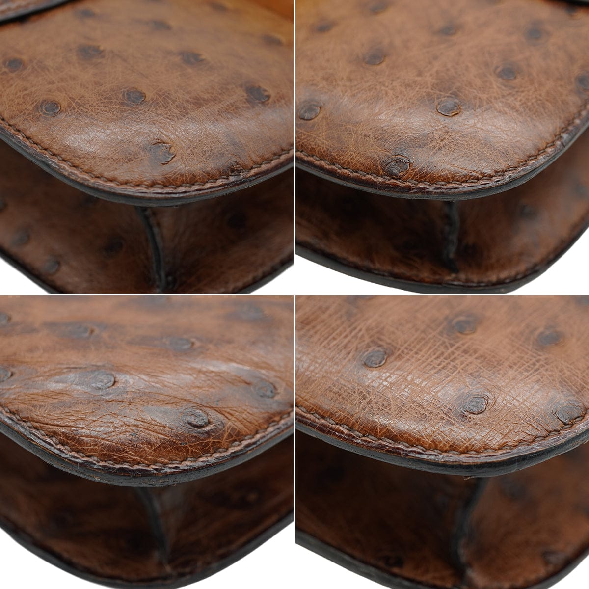 Luxury Promise Japan HERMES CONSTANCE 23 ETRUSQUE OSTRICH SHOULDER BAG 1986 CIRCLE P GOLD HARDWARE 90335143