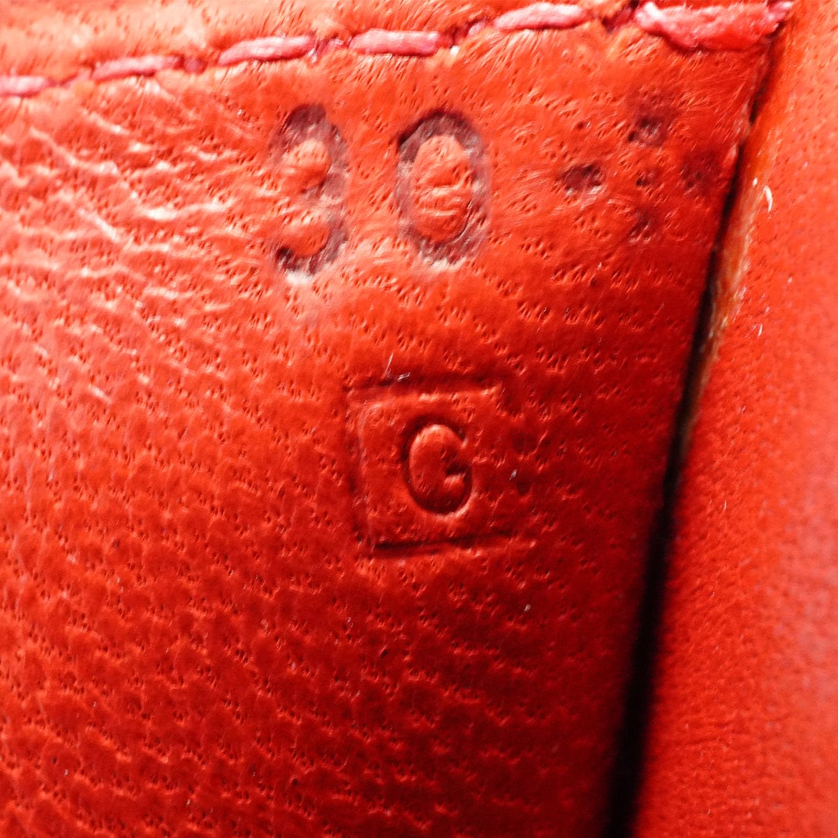 Luxury Promise Japan HERMES CONSTANCE 24 ROUGE VIF BOX CALF SHOULDER BAG 2003 SQUARE G GUILLOCHE HARDWARE 90339636