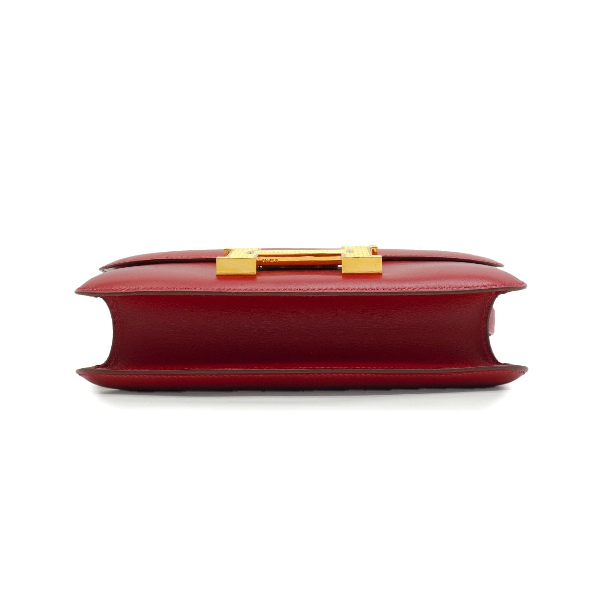 Luxury Promise Japan HERMES CONSTANCE 24 ROUGE VIF BOX CALF SHOULDER BAG 2003 SQUARE G GUILLOCHE HARDWARE 90339636