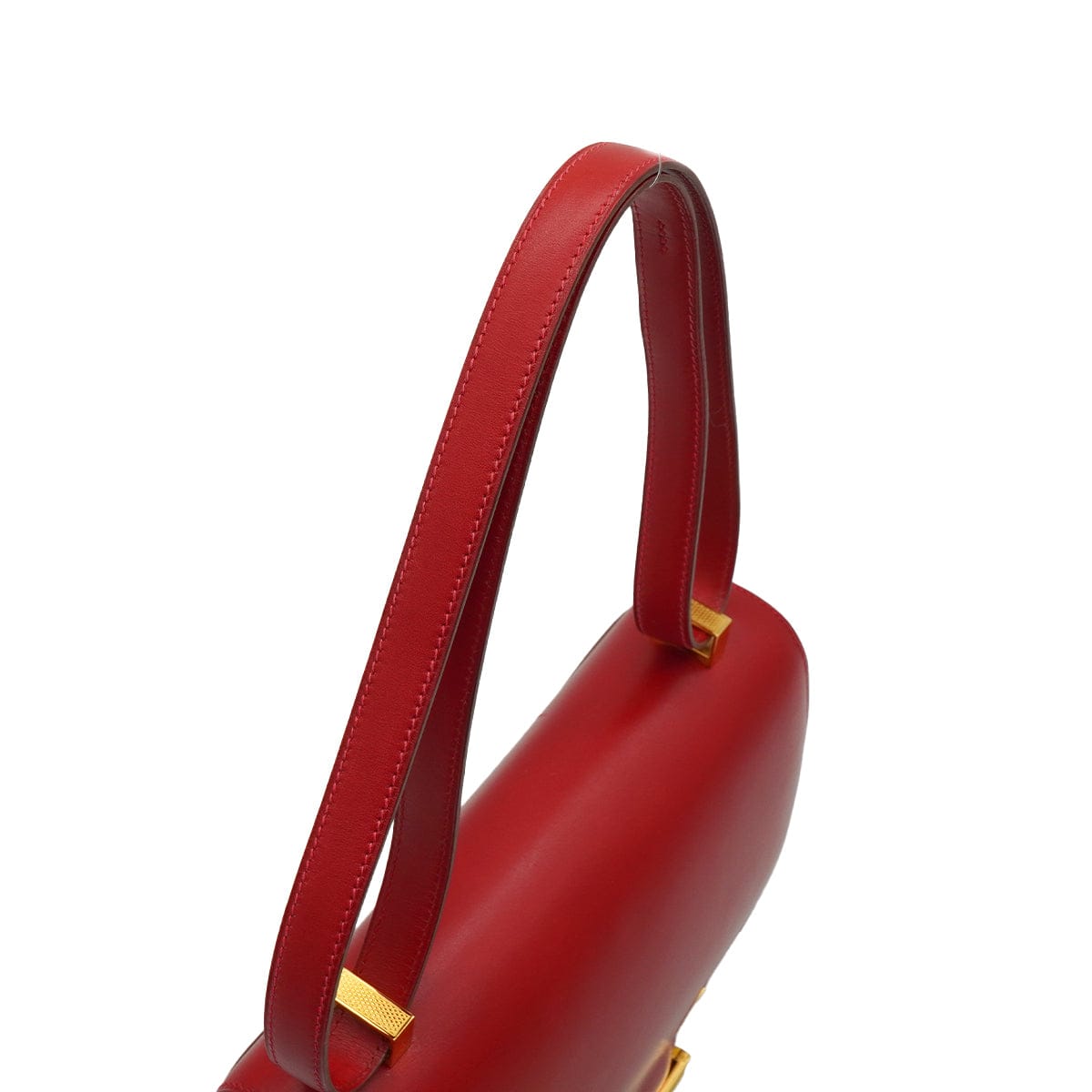 Luxury Promise Japan HERMES CONSTANCE 24 ROUGE VIF BOX CALF SHOULDER BAG 2003 SQUARE G GUILLOCHE HARDWARE 90339636