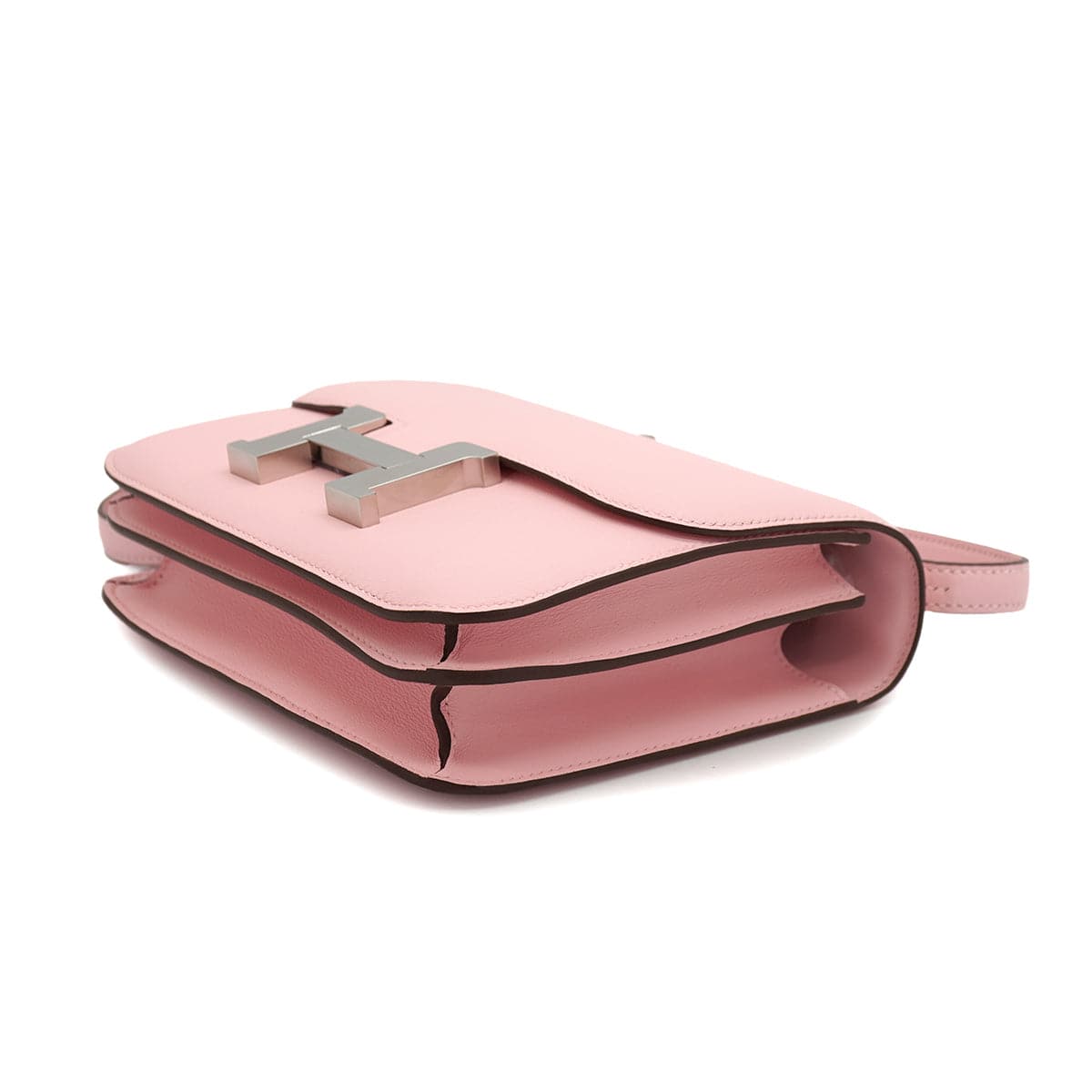 Luxury Promise Japan HERMES CONSTANCE 3 MINI 18 ROSE SAKURA SWIFT SHOULDER BAG 2025 K STAMP PALLADIUM HARDWARE 90327147