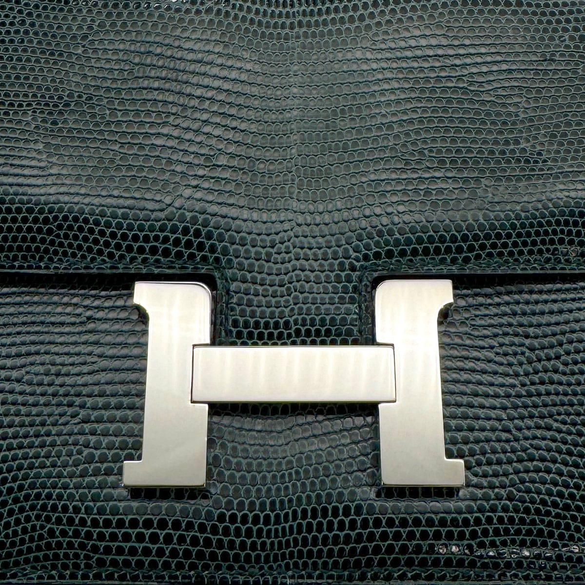 Luxury Promise Japan HERMES CONSTANCE MINI 18 VERT CYPRESS LIZARD SHOULDER BAG U PHW 90307375
