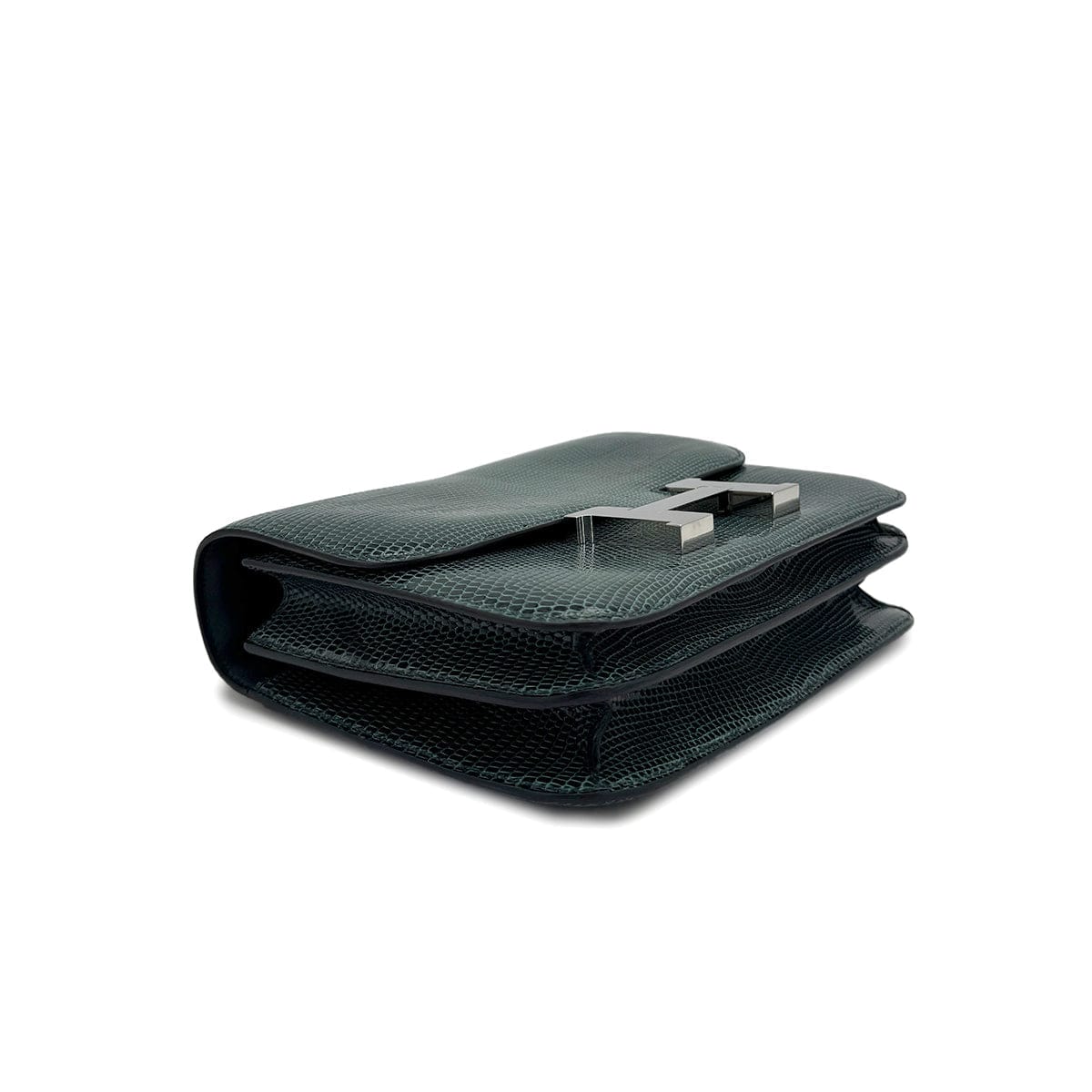 Luxury Promise Japan HERMES CONSTANCE MINI 18 VERT CYPRESS LIZARD SHOULDER BAG U PHW 90307375