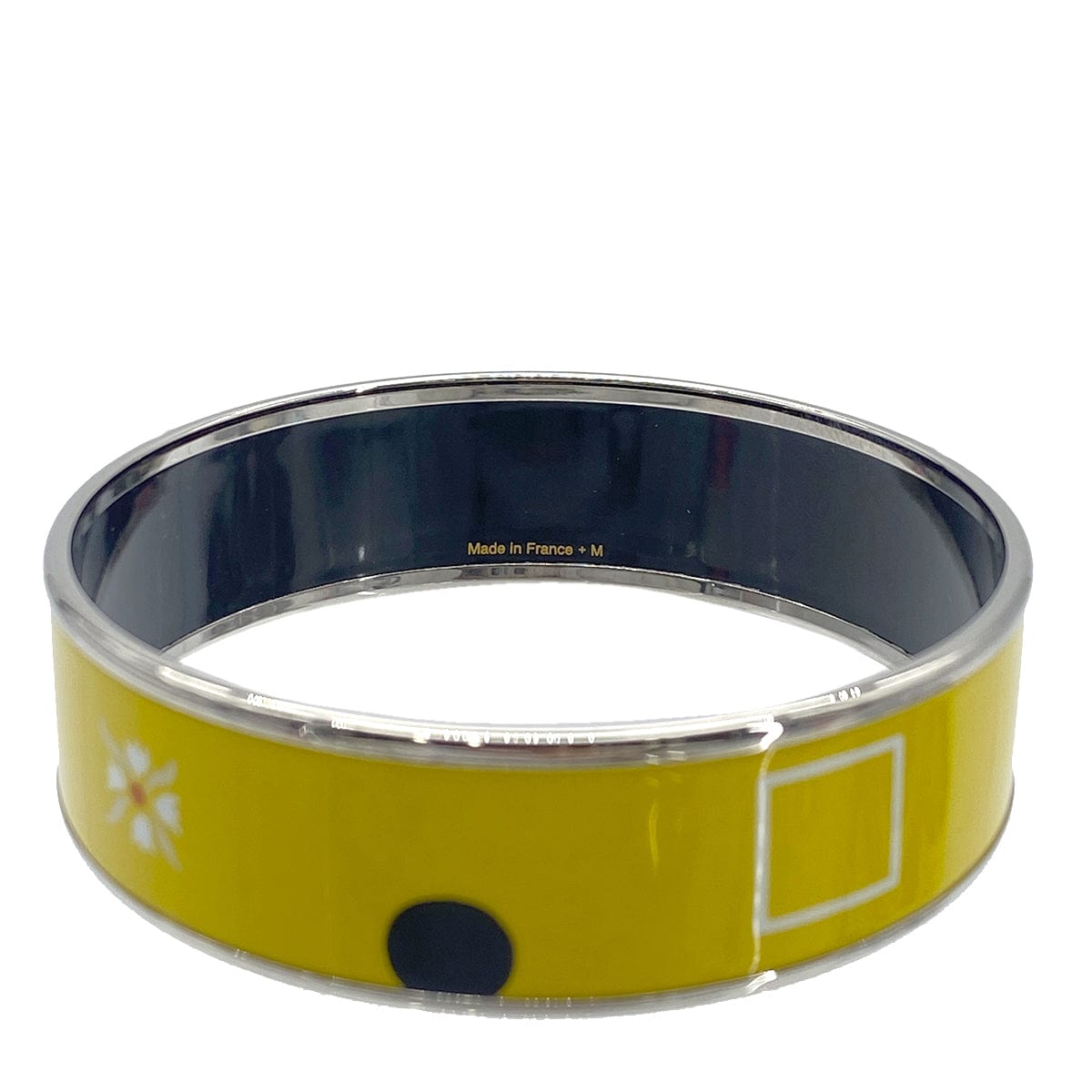 Luxury Promise Japan HERMES EMAIL BANGLE BRACELET YELLOW ACCESSORY 90276664