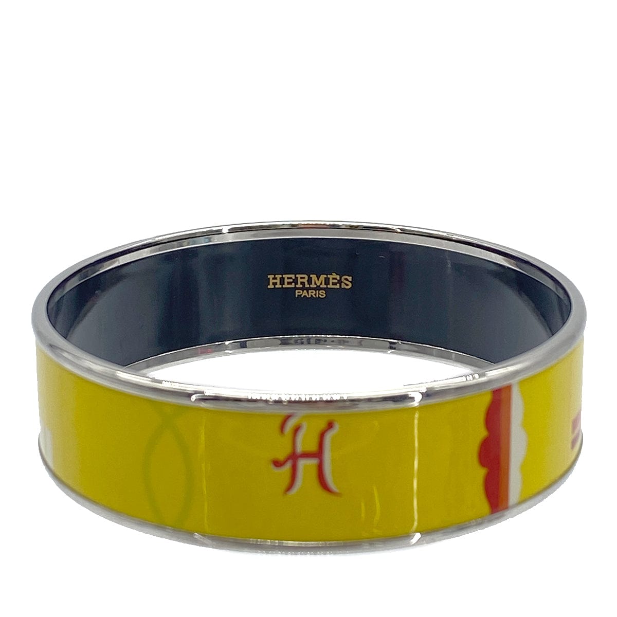 Luxury Promise Japan HERMES EMAIL BANGLE BRACELET YELLOW ACCESSORY 90276664
