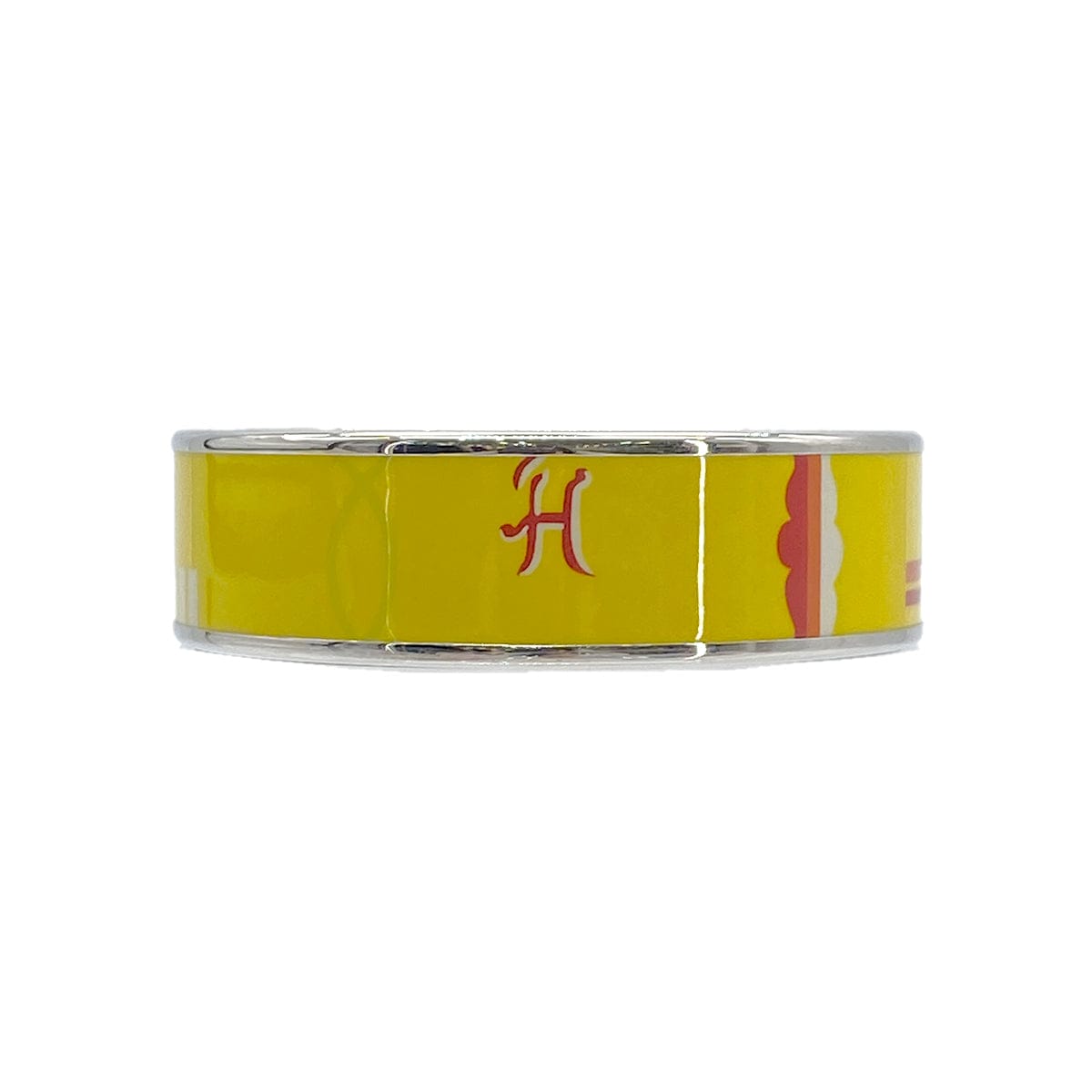 Luxury Promise Japan HERMES EMAIL BANGLE BRACELET YELLOW ACCESSORY 90276664