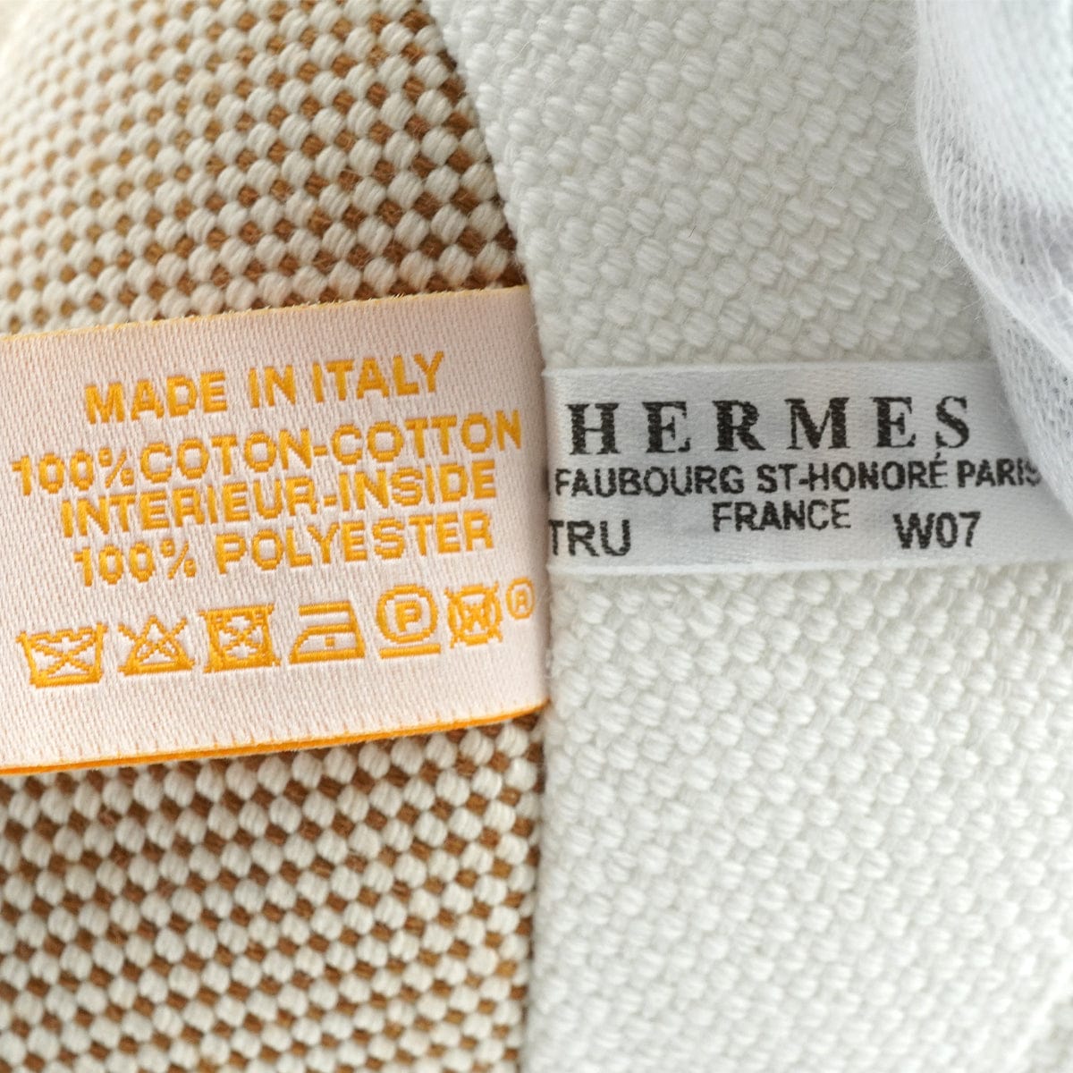 Luxury Promise Japan HERMES EPOPEE EMILE PANDA PLUSH CANNELLE TOILE H COTTON STUFFED TOY 90346690