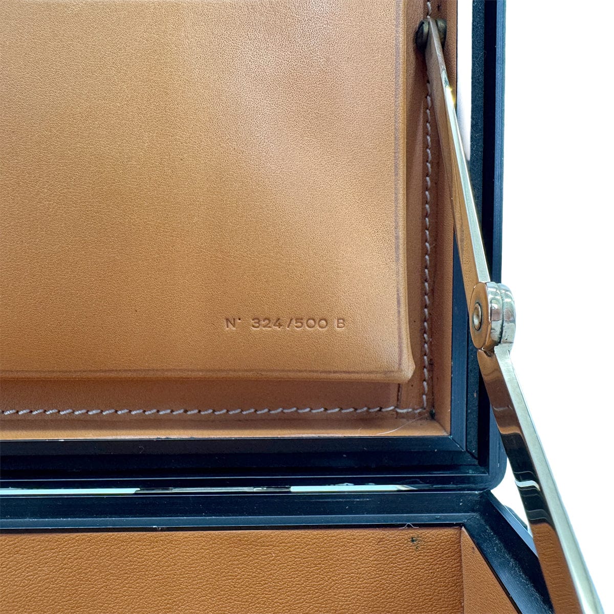 Luxury Promise Japan HERMES ESPACE PM ATTACHE CASE BUSINESS BAG BLACK CARBON VEAU CHAMONIX GHW 90299539