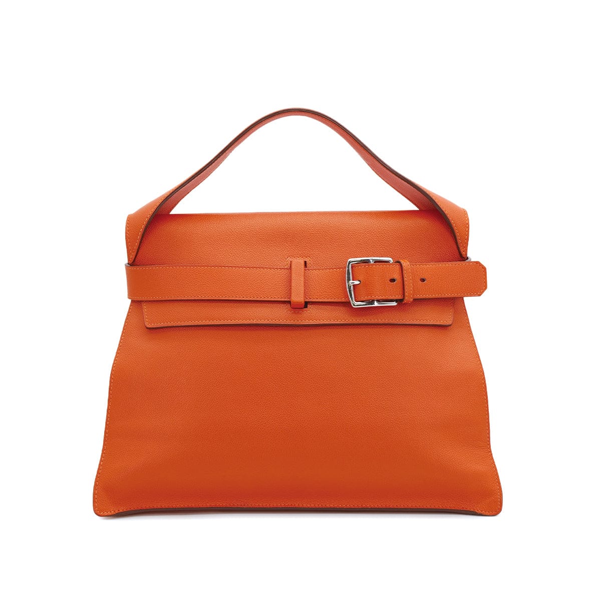 Luxury Promise Japan HERMES ETRIBELT ORANGE EVER GRAIN HAND BAG □Q PALLADIUM HARDWARE 90310132