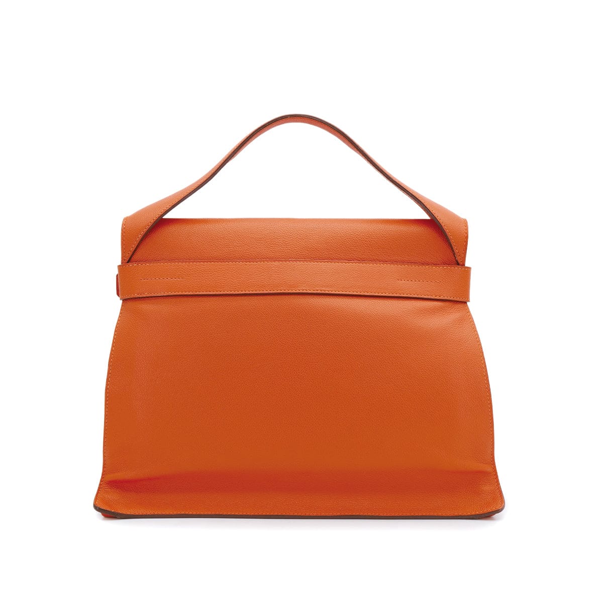Luxury Promise Japan HERMES ETRIBELT ORANGE EVER GRAIN HAND BAG □Q PALLADIUM HARDWARE 90310132