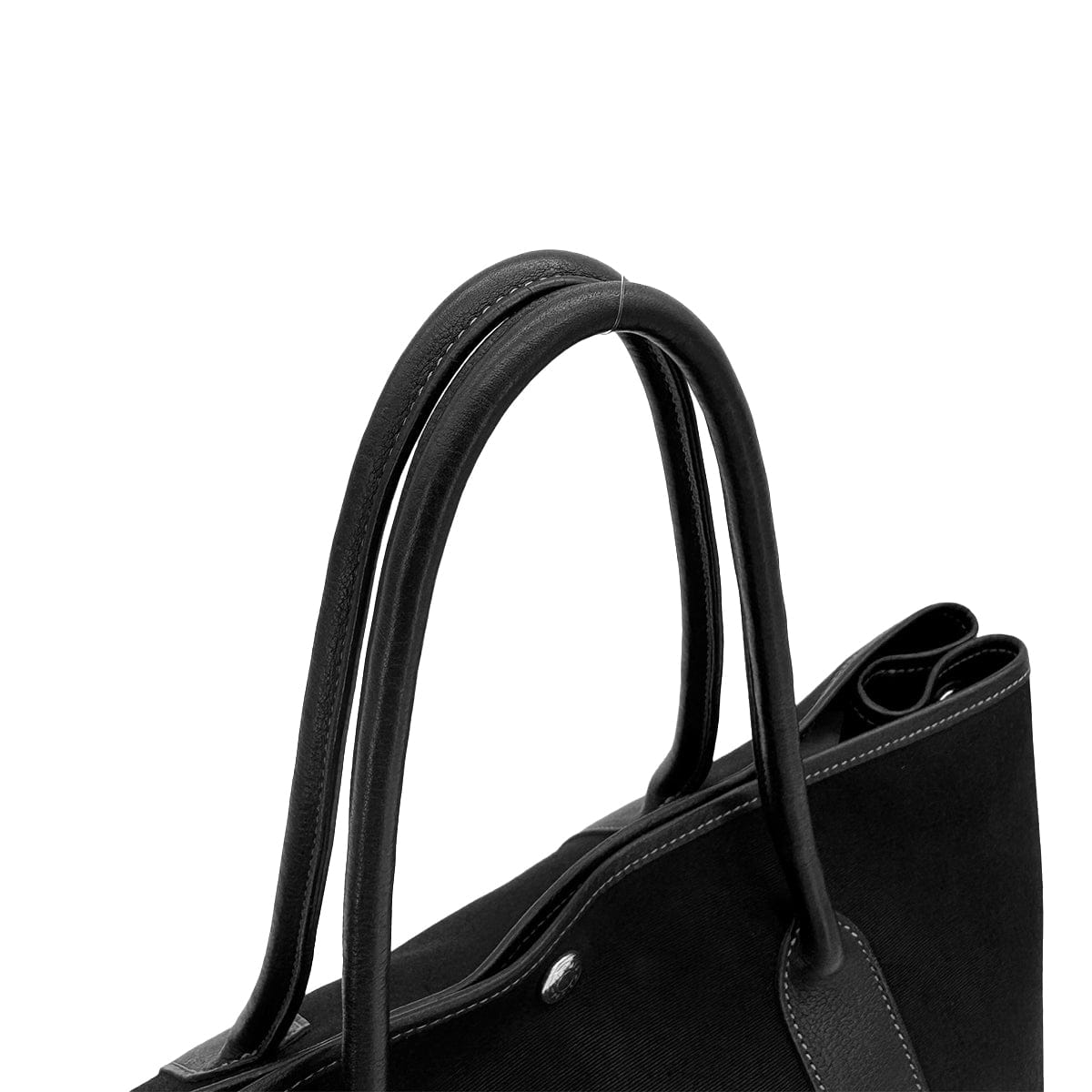 Luxury Promise Japan HERMES GARDEN PARTY 36 PM BLACK TOILE OFFICIER TOTE BAG 2004 SQUARE H 90311823