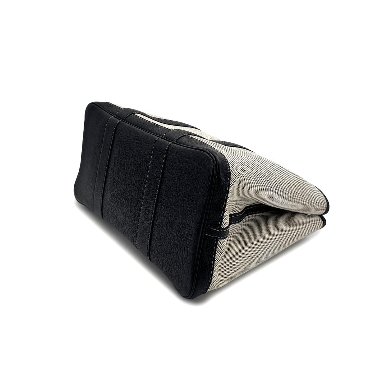 Luxury Promise Japan HERMES GARDEN PARTY 36 PM ECRU BLACK TOILE H TOTE BAG 2004 SQUARE H 90311822