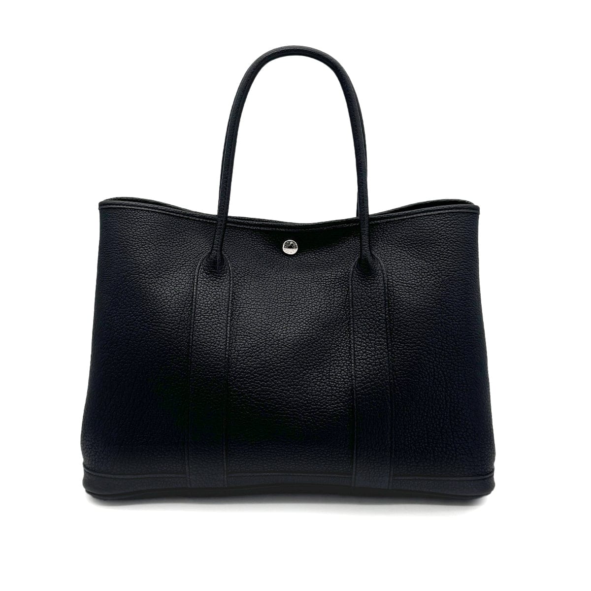 Luxury Promise Japan HERMES GARDEN PARTY PM BLACK VEAU NEGONDA TOTE BAG □P 90277077