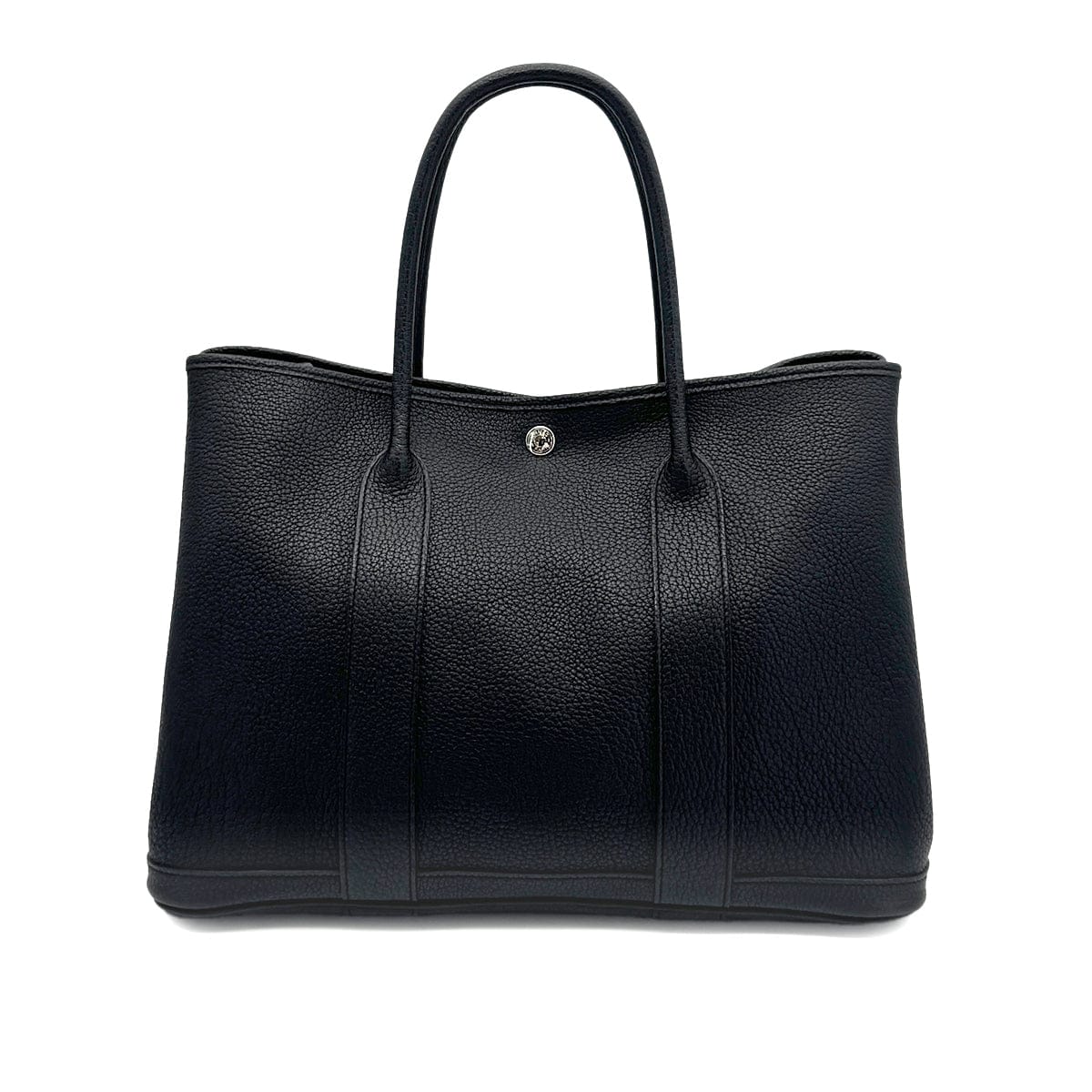Luxury Promise Japan HERMES GARDEN PARTY PM BLACK VEAU NEGONDA TOTE BAG □P 90277077
