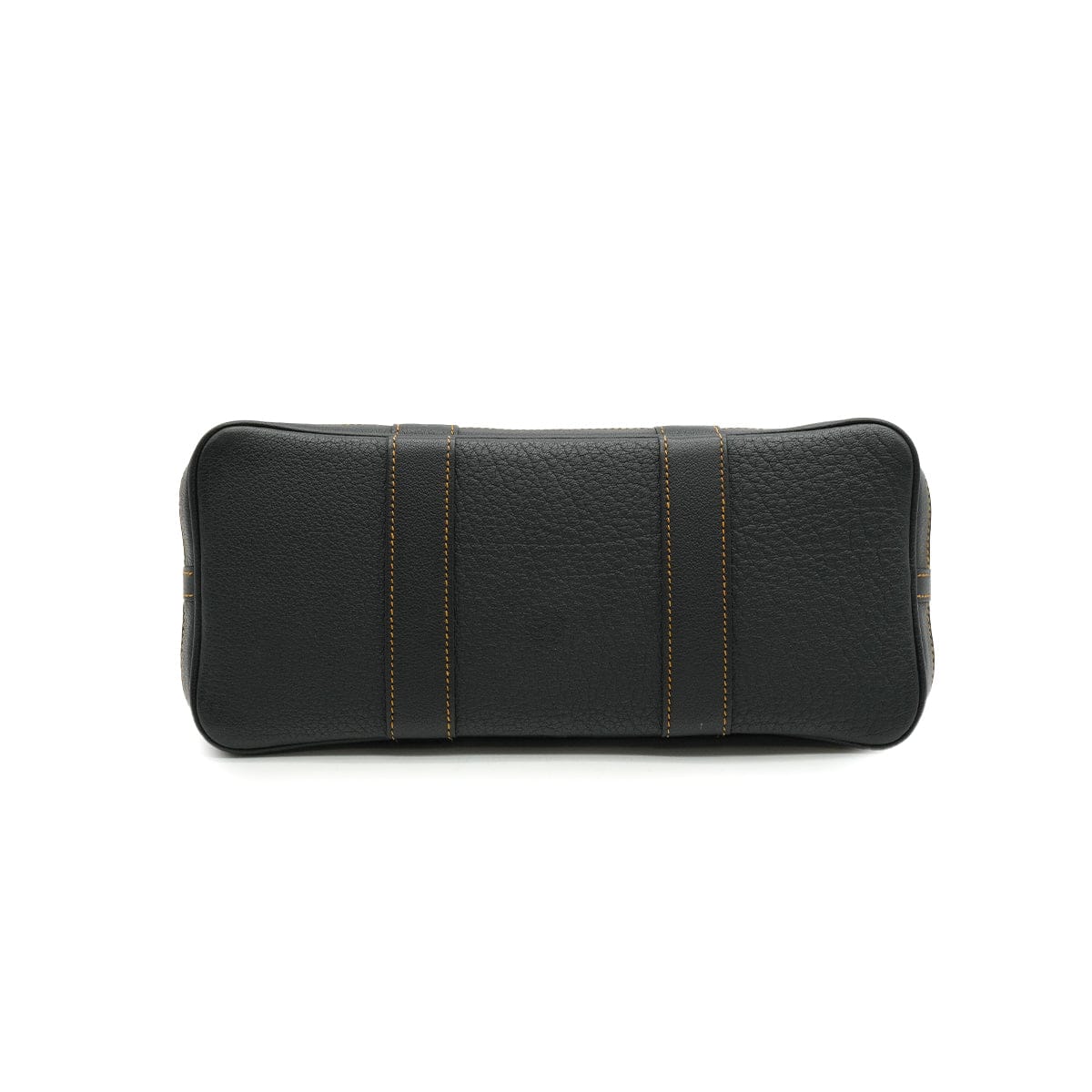 Luxury Promise Japan HERMES GARDEN PARTY TPM BLACK DENIM FONC BUFFLE SKIPPER TOILE H HAND BAG 2012 SQUARE P 90335887