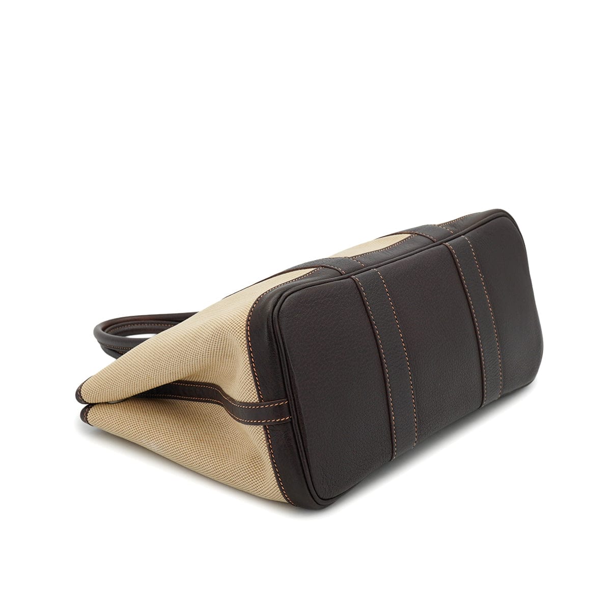 Luxury Promise Japan HERMES GARDEN PARTY TPM MARRON TOILE H HAND SHOULDER BAG 2005 SQUARE I 90334297