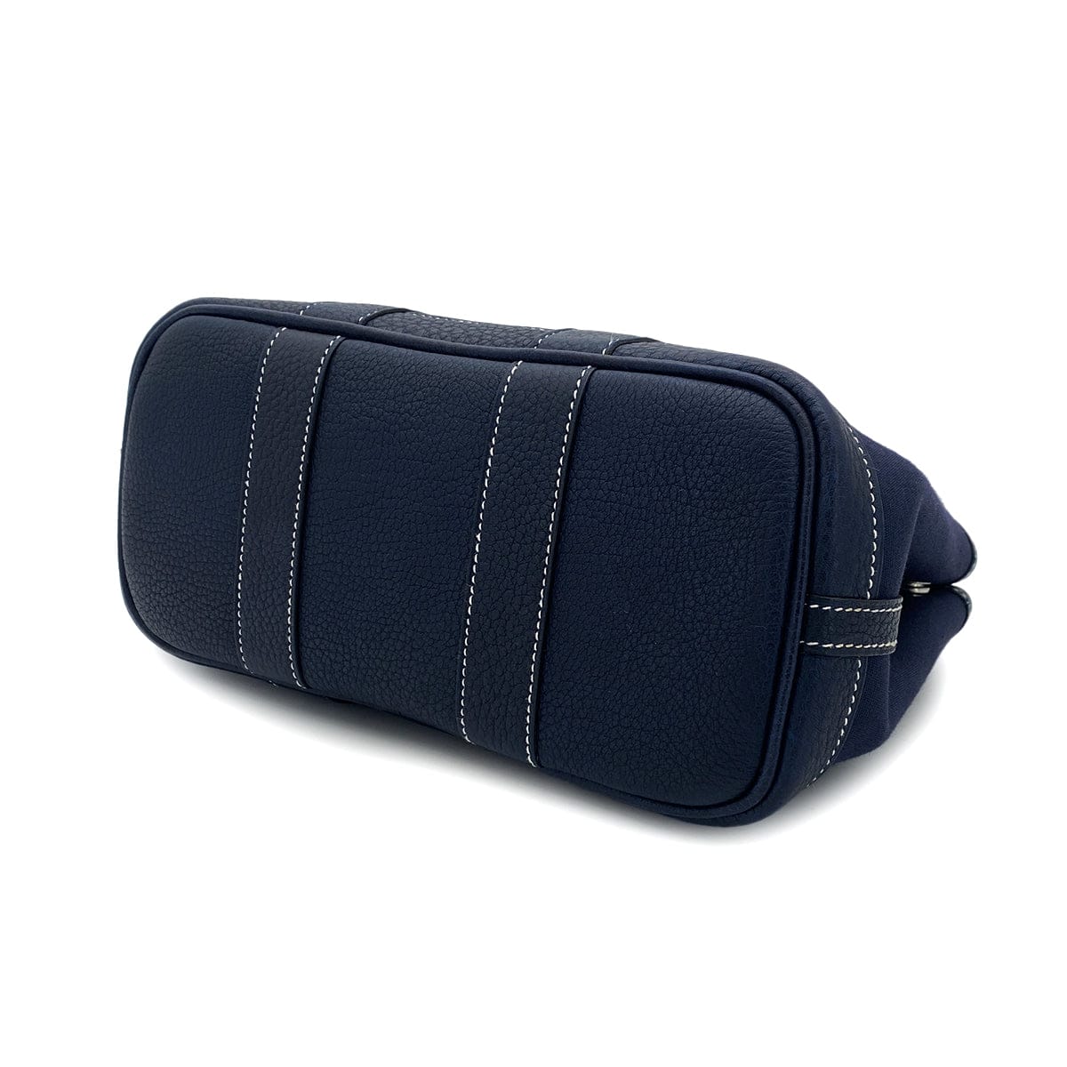 Luxury Promise Japan HERMES GARDEN PARTY TTPM BLUE MARINE TOILE OFFICIER NEGONDA HAND BAG □I 90301094