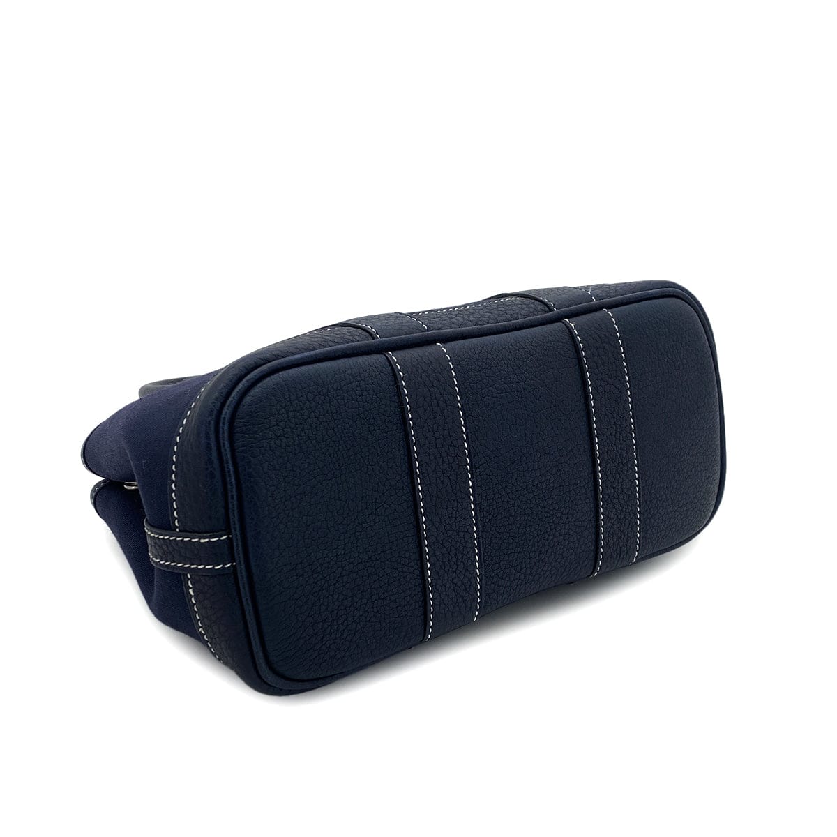 Luxury Promise Japan HERMES GARDEN PARTY TTPM BLUE MARINE TOILE OFFICIER NEGONDA HAND BAG □I 90301094