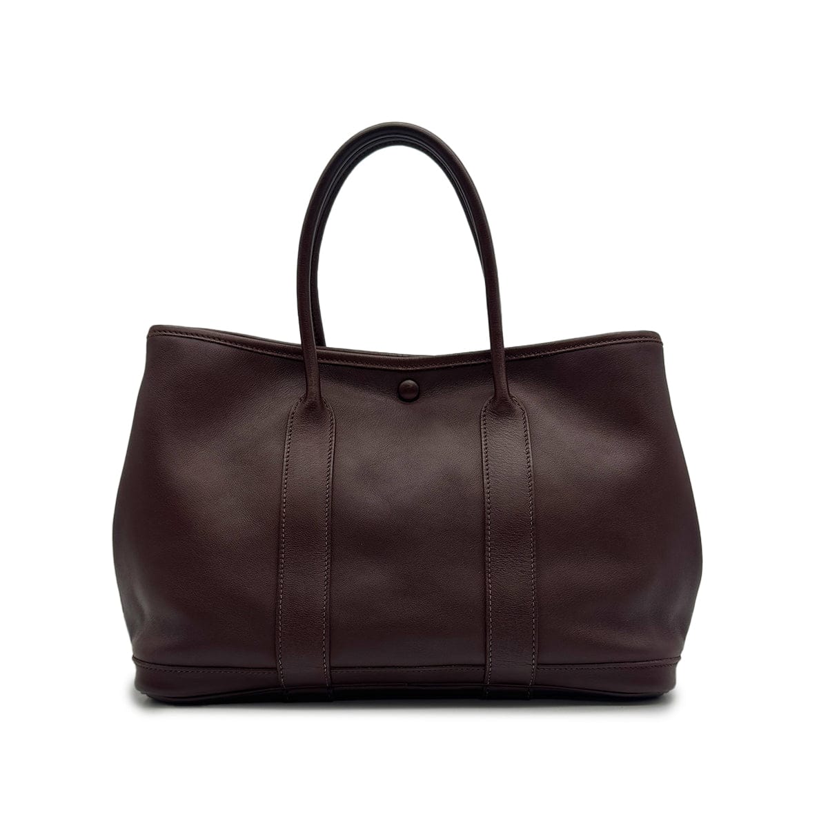 Luxury Promise Japan HERMES GARDEN PARTY TWILLY TPM HAVANE VEAU GULLIVER HAND BAG 2005 SQUARE I 90318616