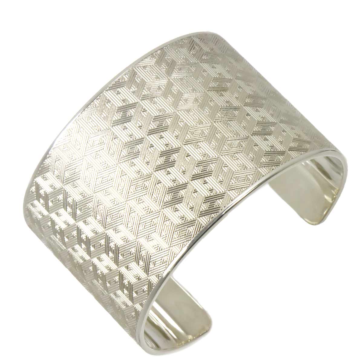 Luxury Promise Japan HERMES H logo 16cm bangle bracelet, silver (SV 925), Hermes 90297106