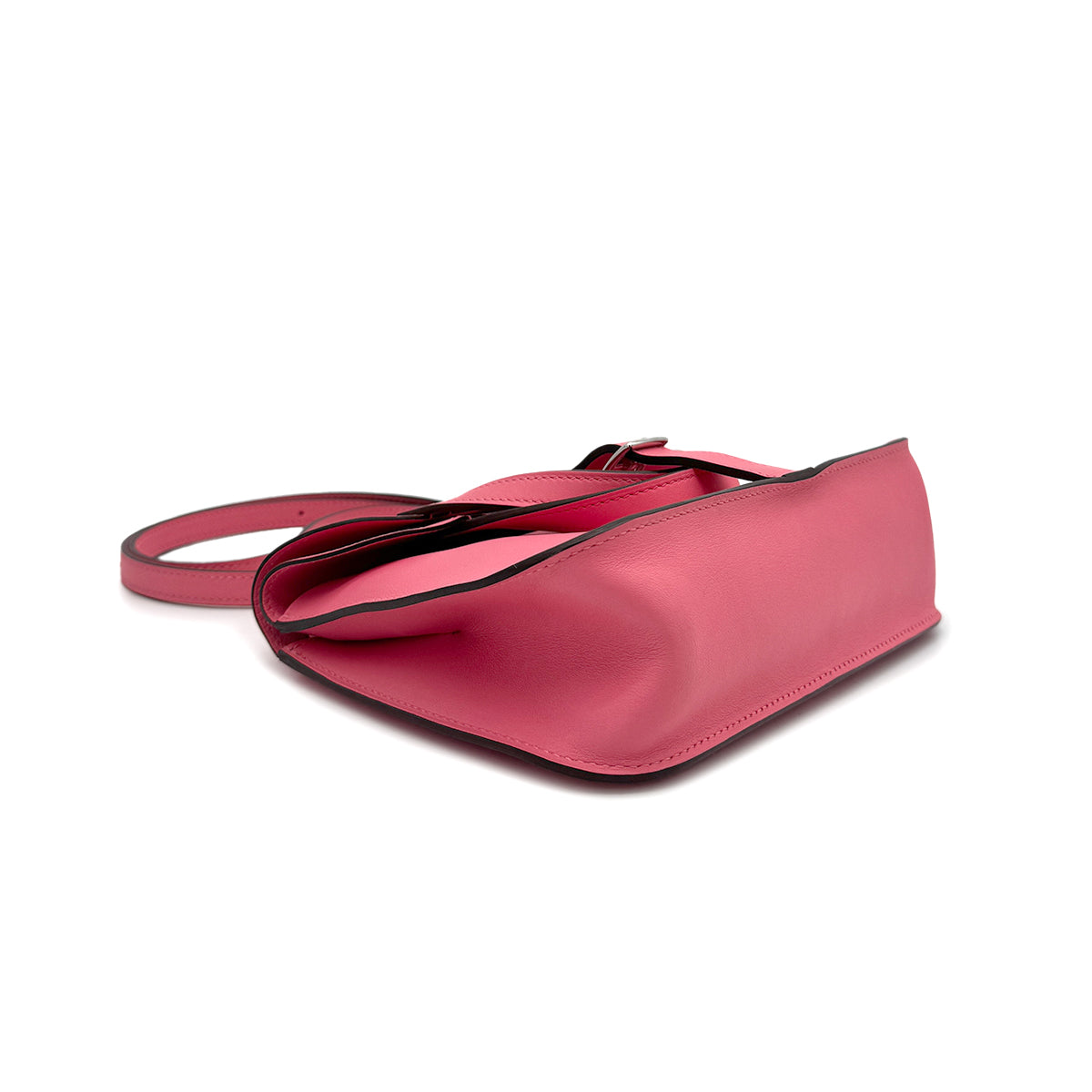 HERMES HALZAN MINI ROSE AZALEE VEAU SWIFT 5WAY HAND SHOULDER BAG A PHW 90307212 90307212