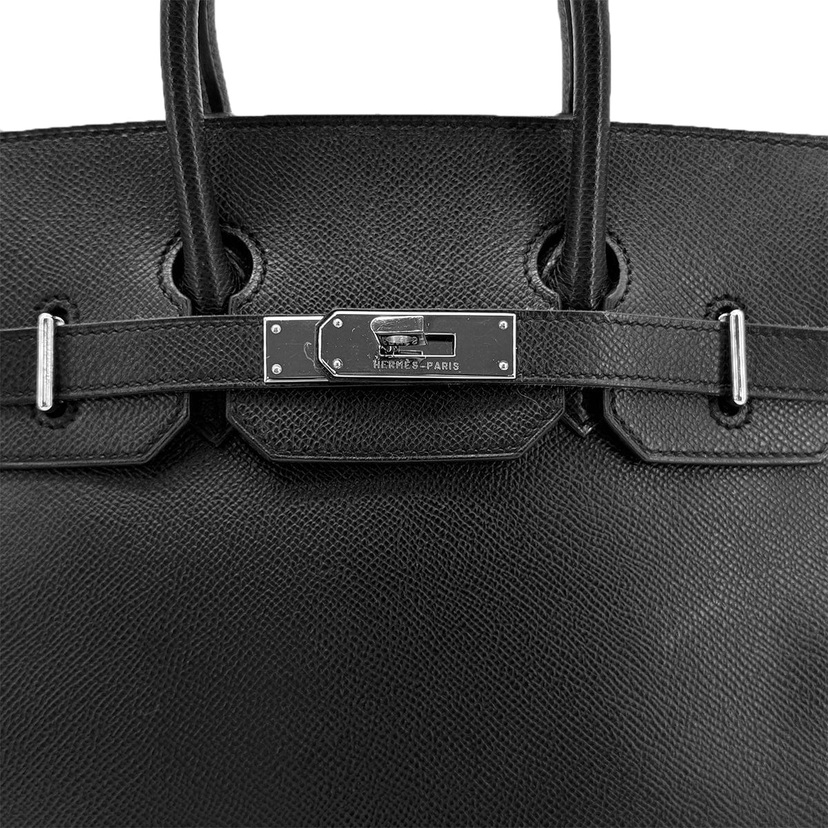 Luxury Promise Japan HERMES HAUT A COURROIES 28 BLACK VEAU EPSOM HAND BAG ▢J SHW 90294139