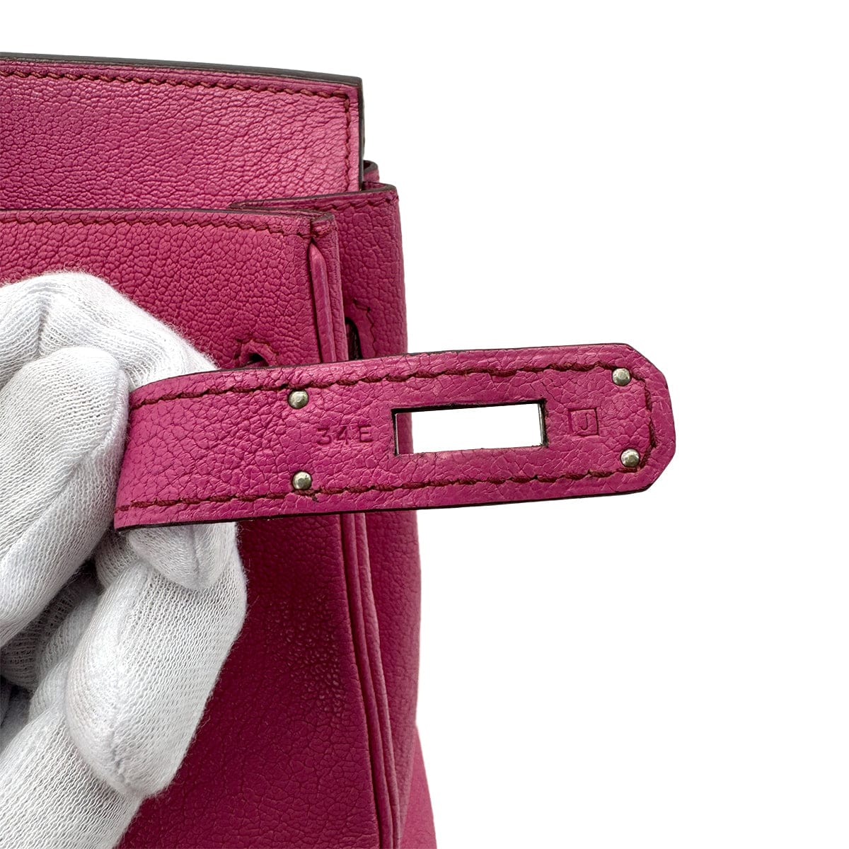 Luxury Promise Japan HERMES HAUT A COURROIES 28 FUCHSIA CHEVRE COROMANDEL HAND BAG ▢J SHW 90295278