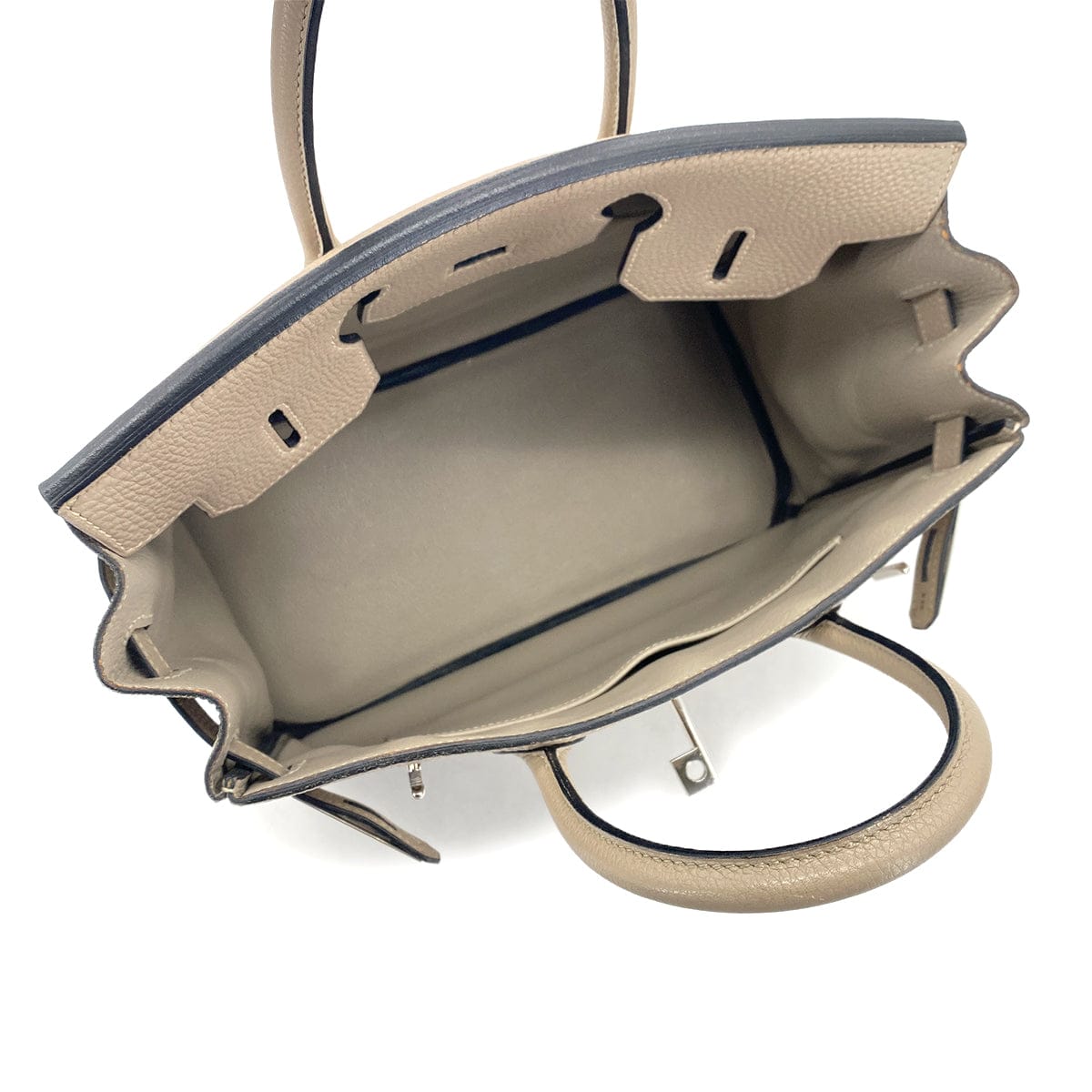 Luxury Promise Japan HERMES HAUT A COURROIES 28 GRIS TOURTERELLE TOGO HAND BAG □H GHW 90301843