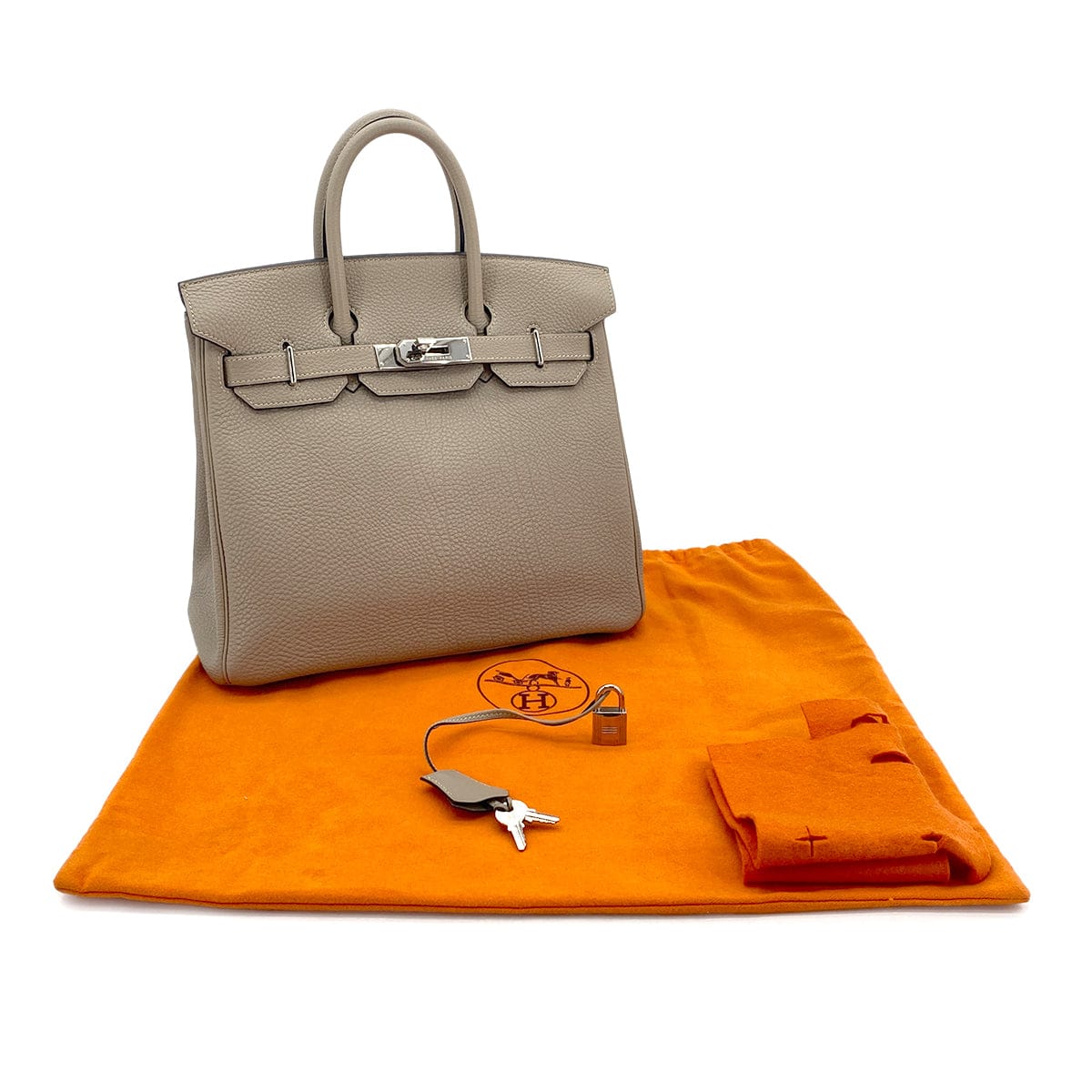 Luxury Promise Japan HERMES HAUT A COURROIES 28 GRIS TOURTERELLE TOGO HAND BAG □H GHW 90301843