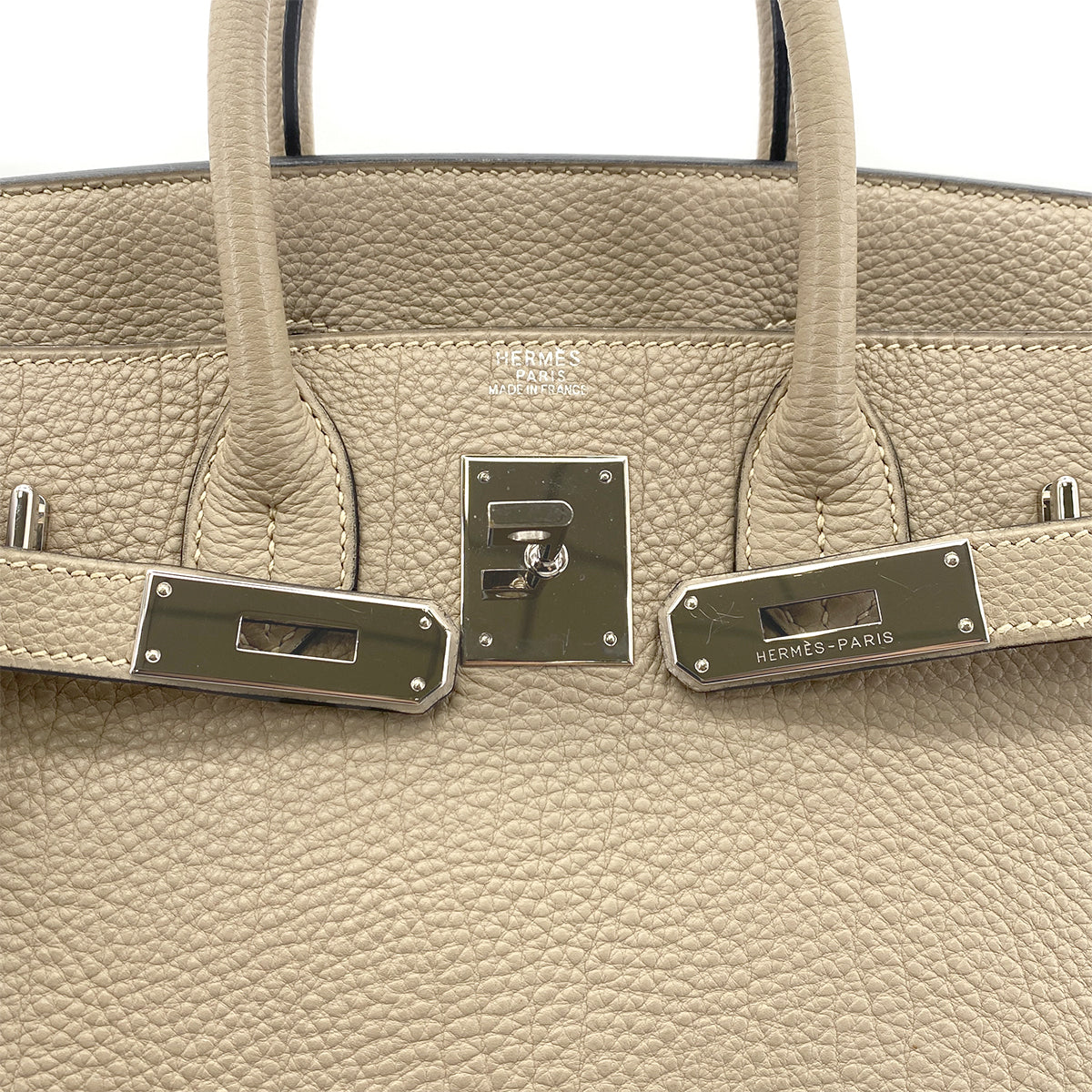 Luxury Promise Japan HERMES HAUT A COURROIES 28 GRIS TOURTERELLE TOGO HAND BAG □H GHW 90301843