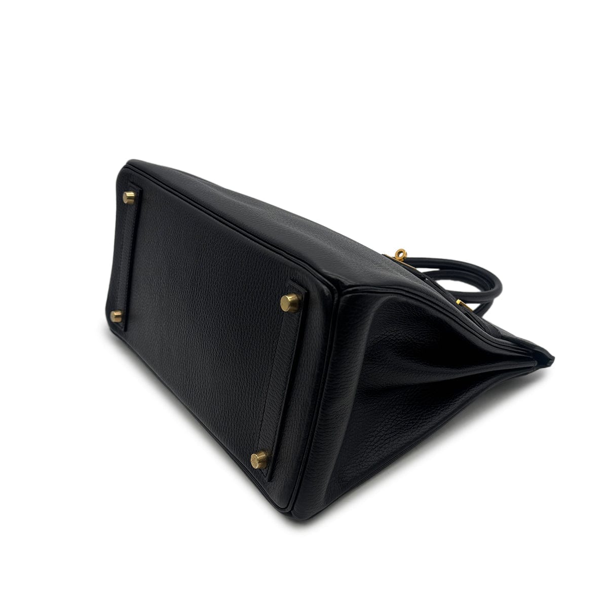 Luxury Promise Japan HERMES HAUT A COURROIES 32 BLACK ARDENNES HAND BAG 〇Z GHW 90303607