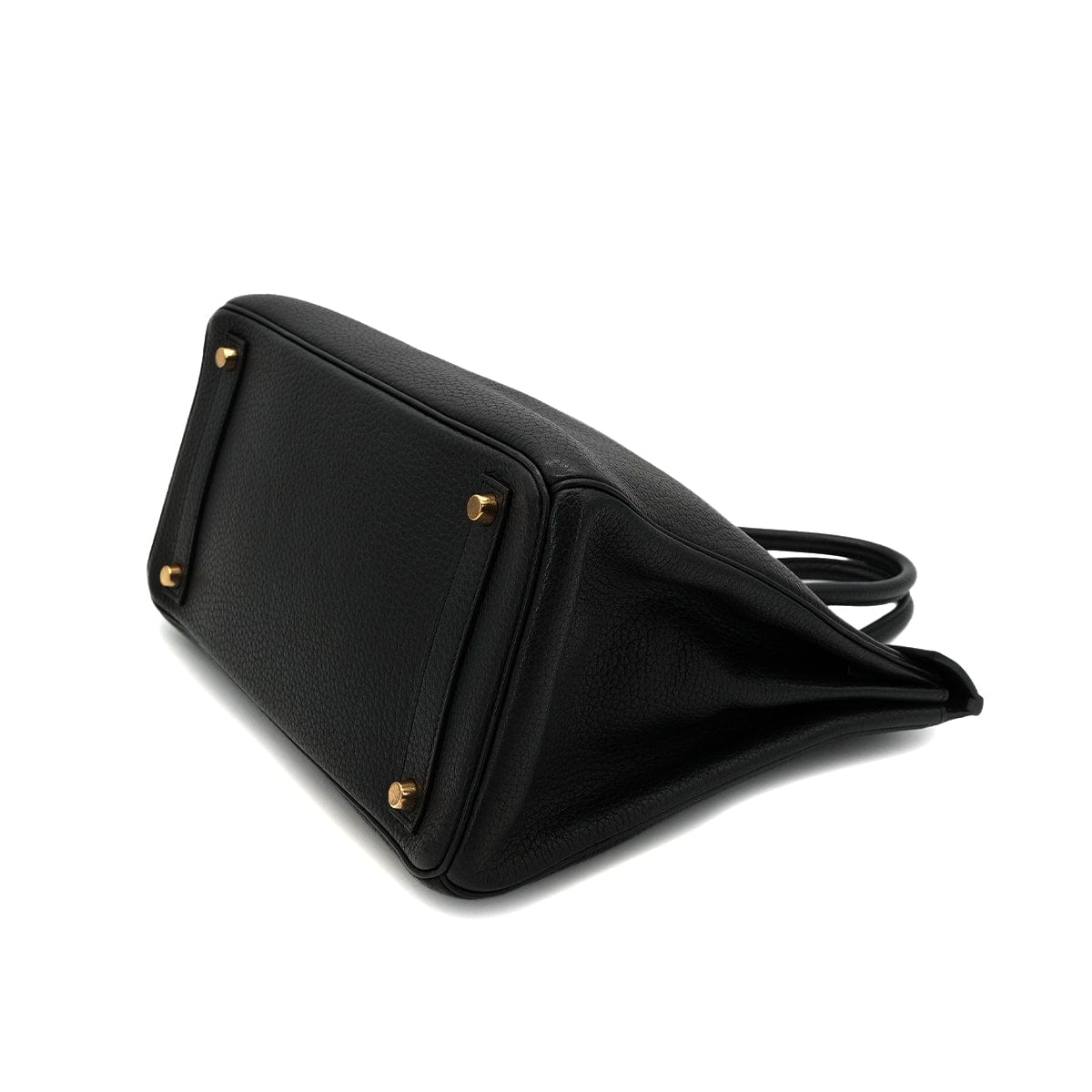 Luxury Promise Japan HERMES HAUT A COURROIES 32 BLACK FJORD HAND BAG □F GHW 90303725