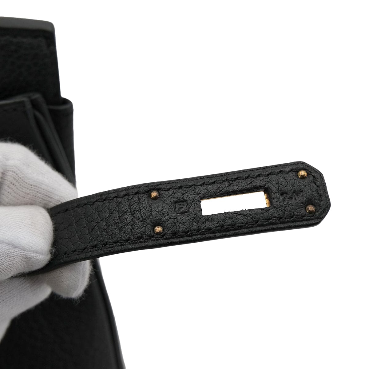 Luxury Promise Japan HERMES HAUT A COURROIES 32 BLACK FJORD HAND BAG □F GHW 90303725