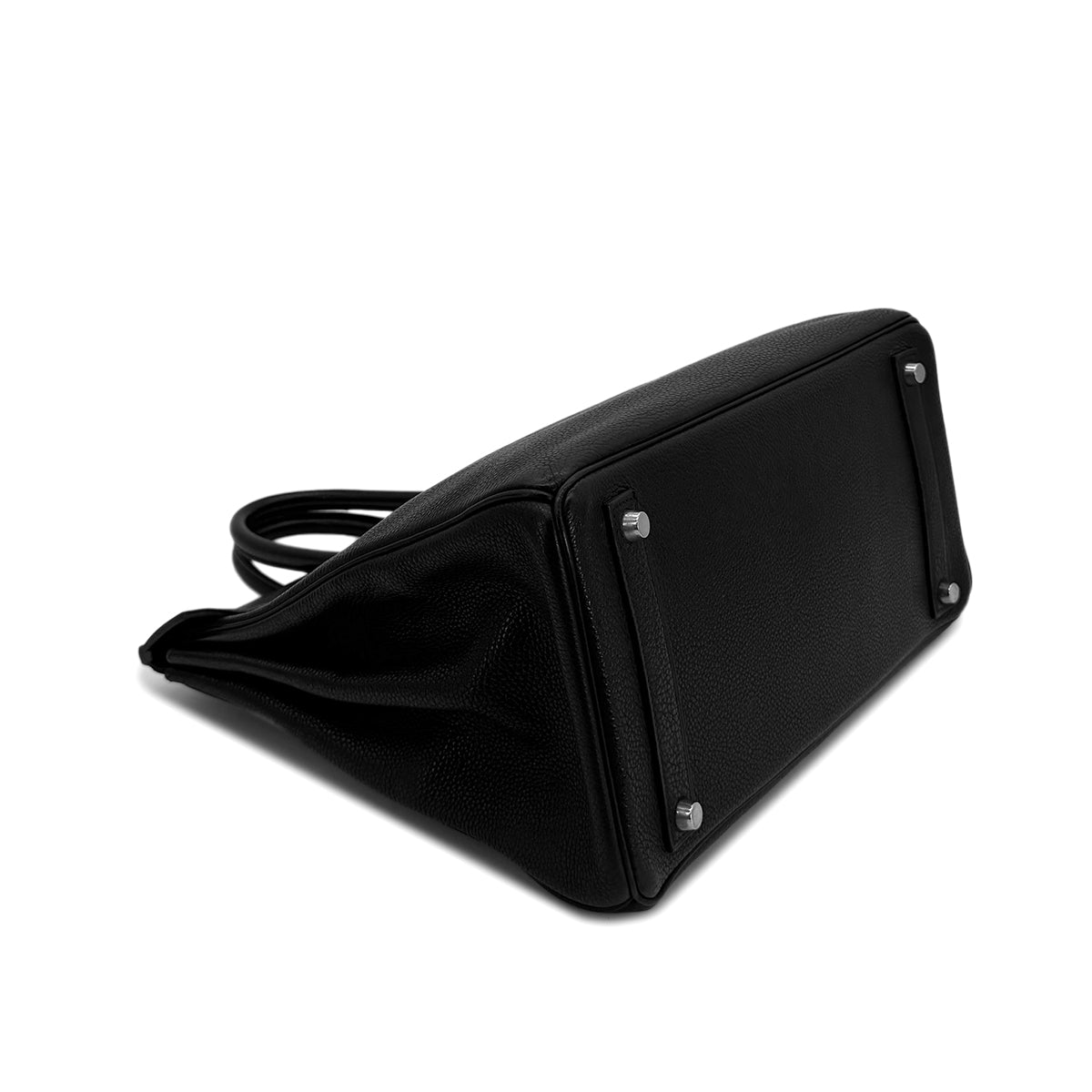 Luxury Promise Japan HERMES HAUT A COURROIES 32 BLACK TOGO HAND BAG □E SHW 90299752