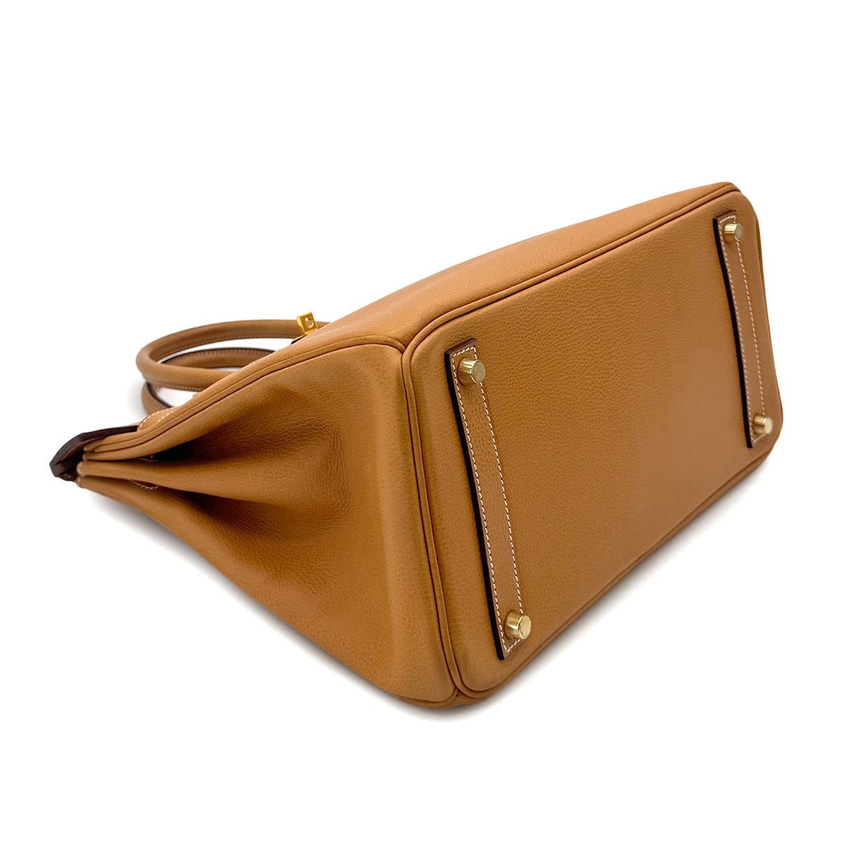 Luxury Promise Japan HERMES HAUT A COURROIES 32 NATUREL VACHE LIEGEE HAND BAG □H GHW 90300008