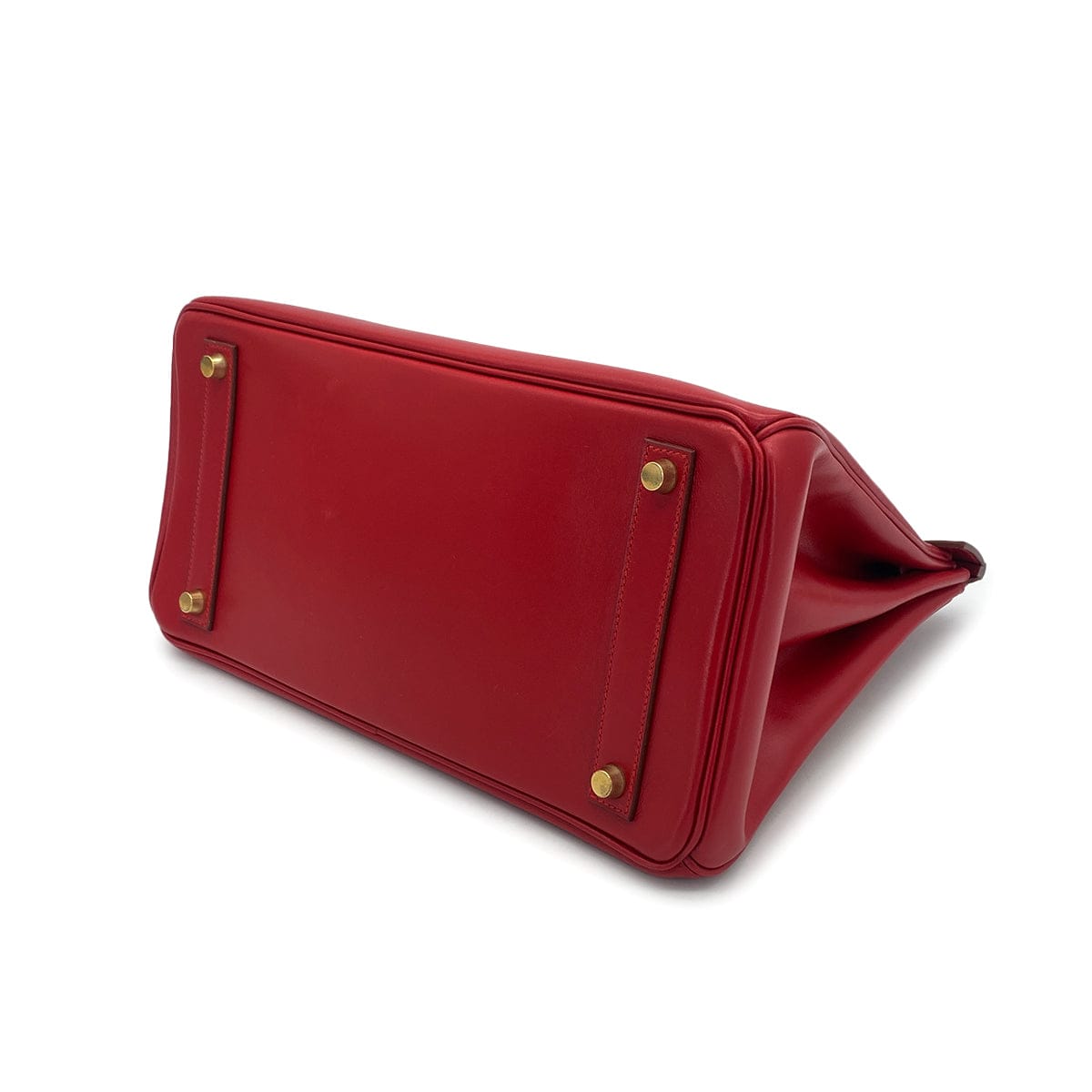 Luxury Promise Japan HERMES HAUT A COURROIES 32 ROUGE VIF BOXCALF HAND BAG 1996 CIRCLE Z GOLD HARDWARE 90323448