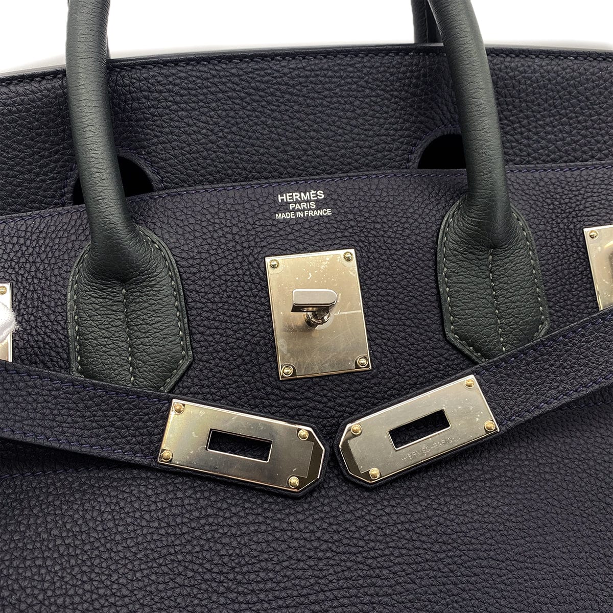 Luxury Promise Japan HERMES HAUT A COURROIES 40 CABAN VERT FONCE JAUNE D'OR FEU TOGO HAND BAG B SHW 90302932